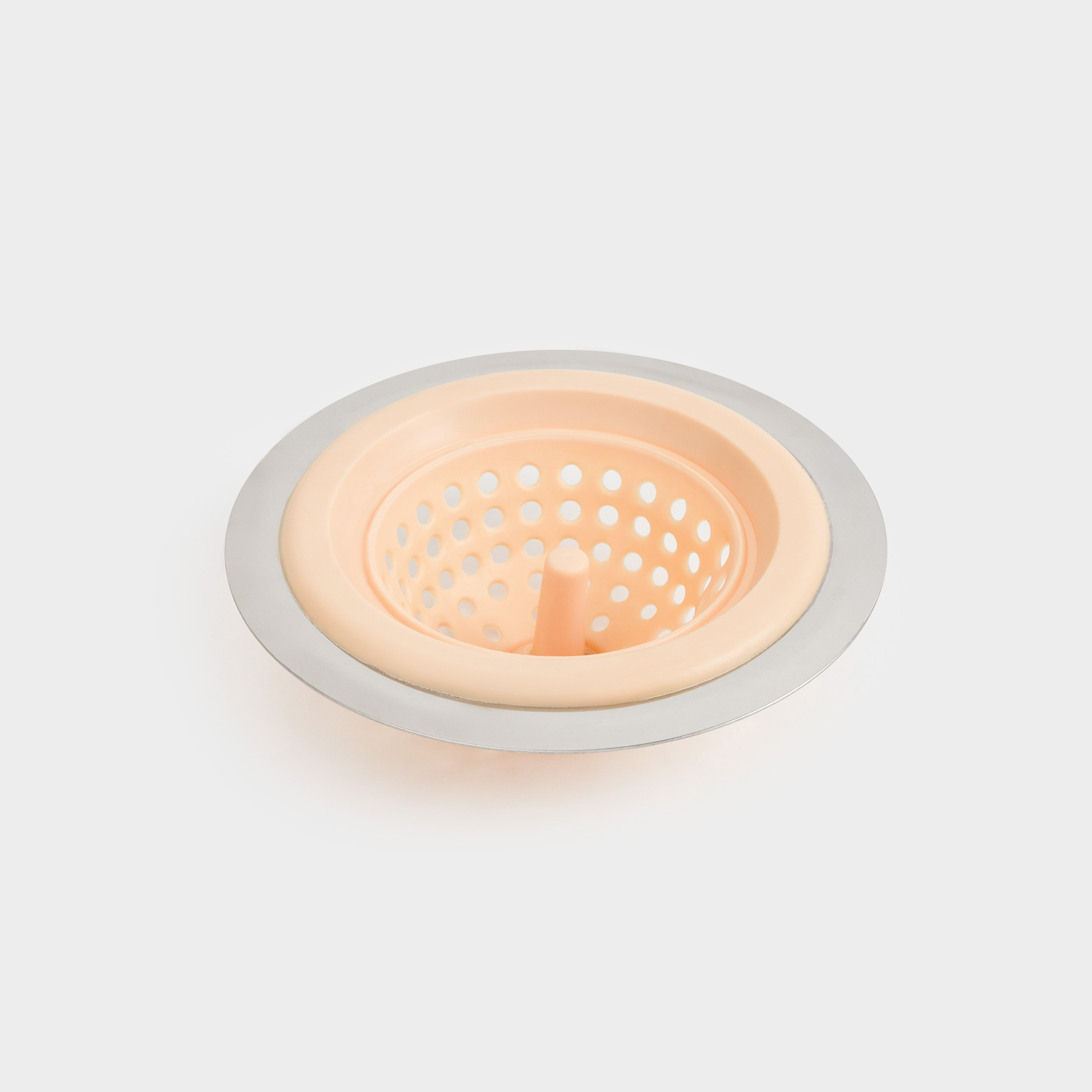 Sink filter, 11 cm, Steel / silicone, Beige, Keeping, image-5
