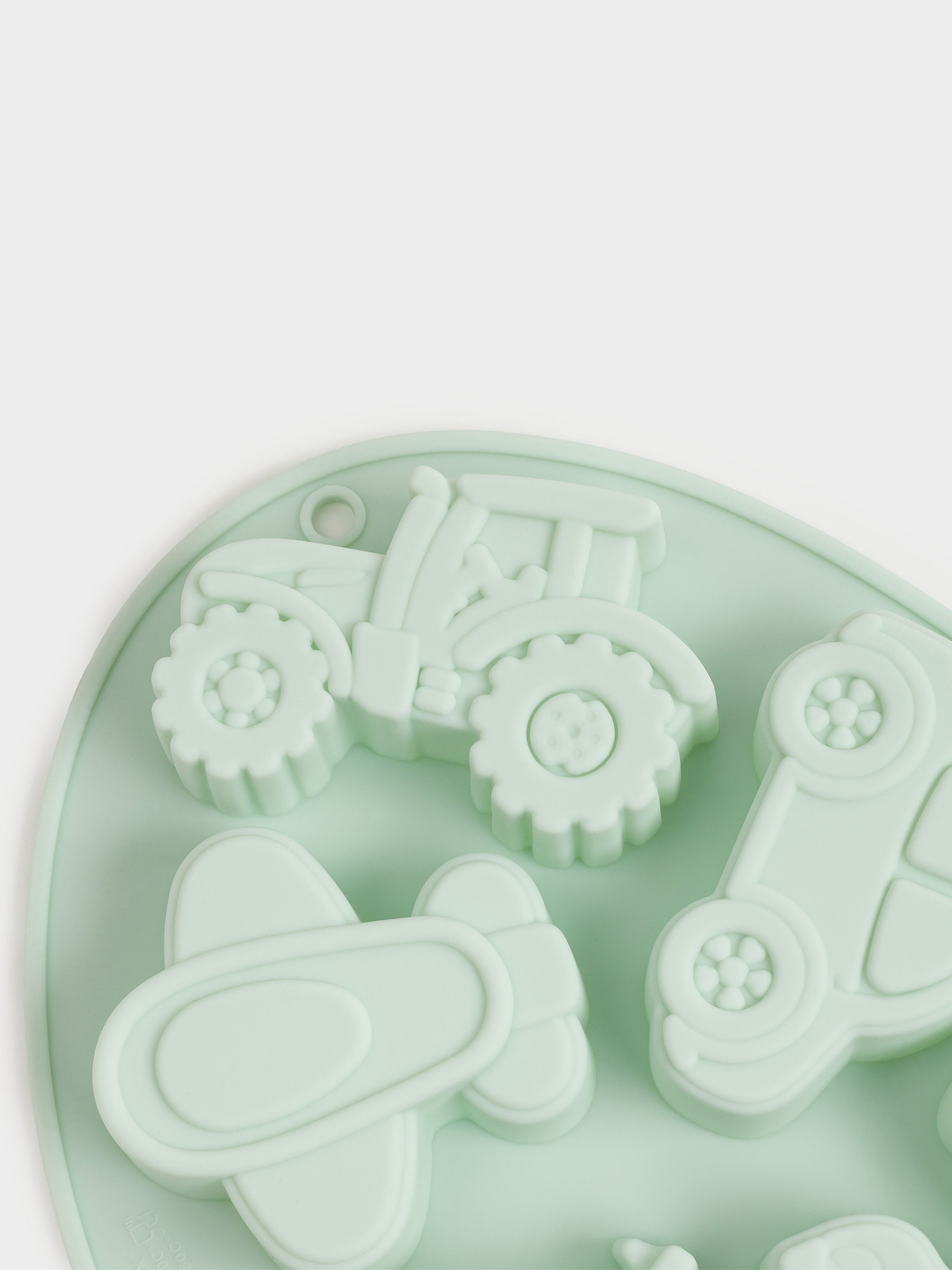 Cupcake baking dish, 15x21 cm, 6 compartments, silicone, beige, Types of transport, Bakery, image-1