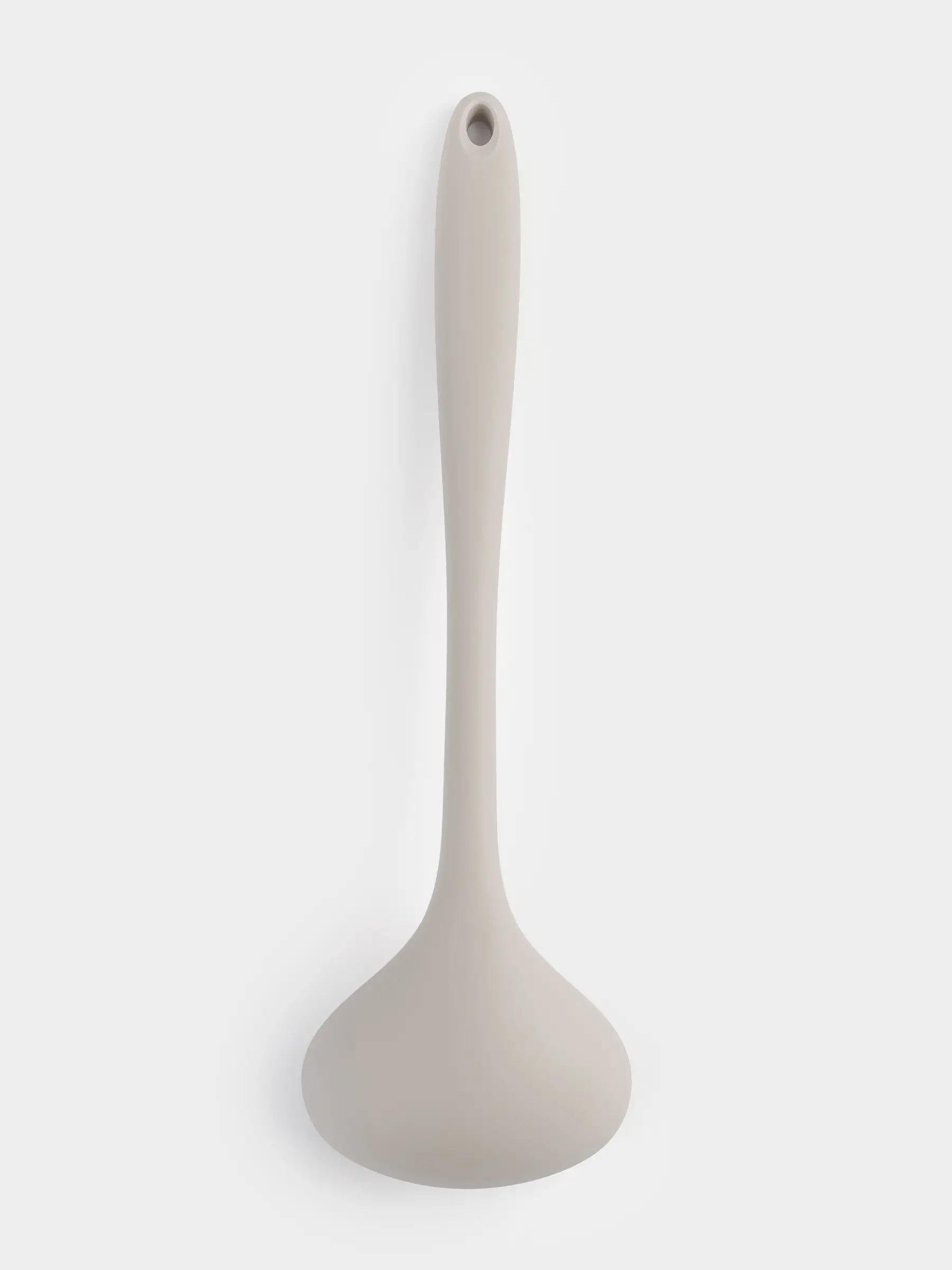 Ladle, 30 cm, silicone / nylon, beige, benefit, image-0