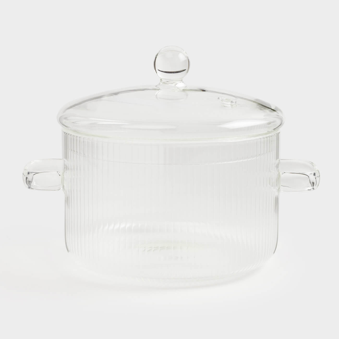 Pot, 16 cm, 1,7 l, with lid, glass B, Ribby