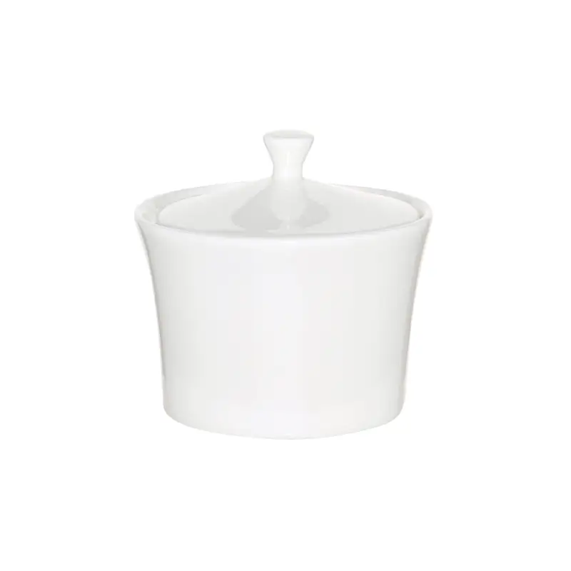 Sugar bowl, 10 cm, 230 ml, porcelain F, white, Ideal white ,image-0