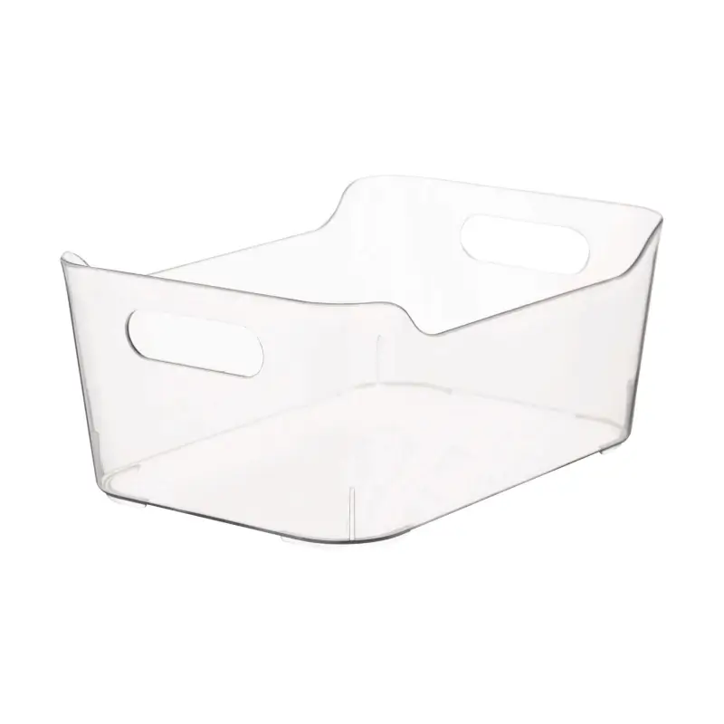 Organizer box, 24x17x10 cm, household, with handles, plastic, Basic ,image-0