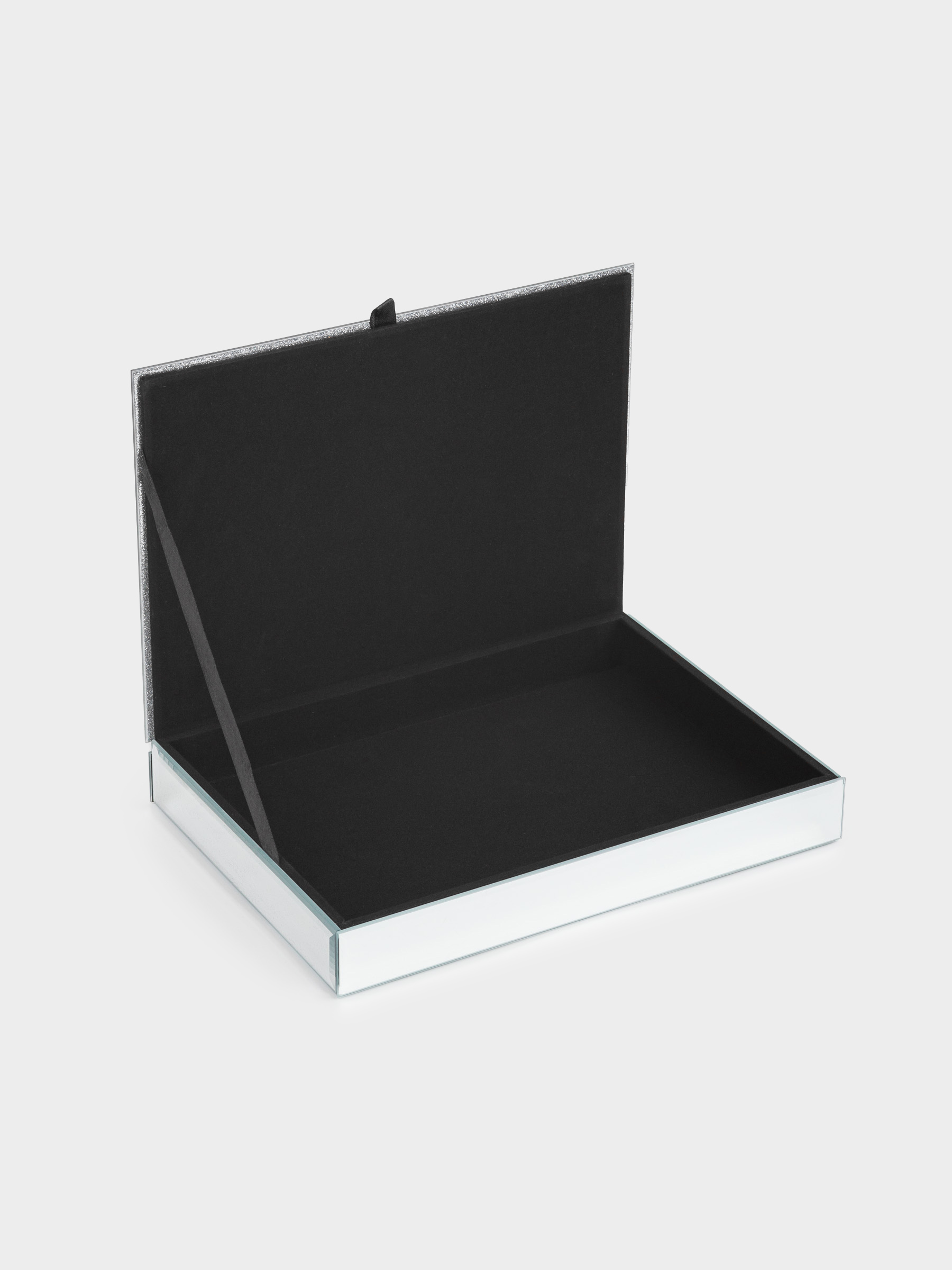 Jewelry box, 25x18 cm, glass, mirror, Actress, image-4