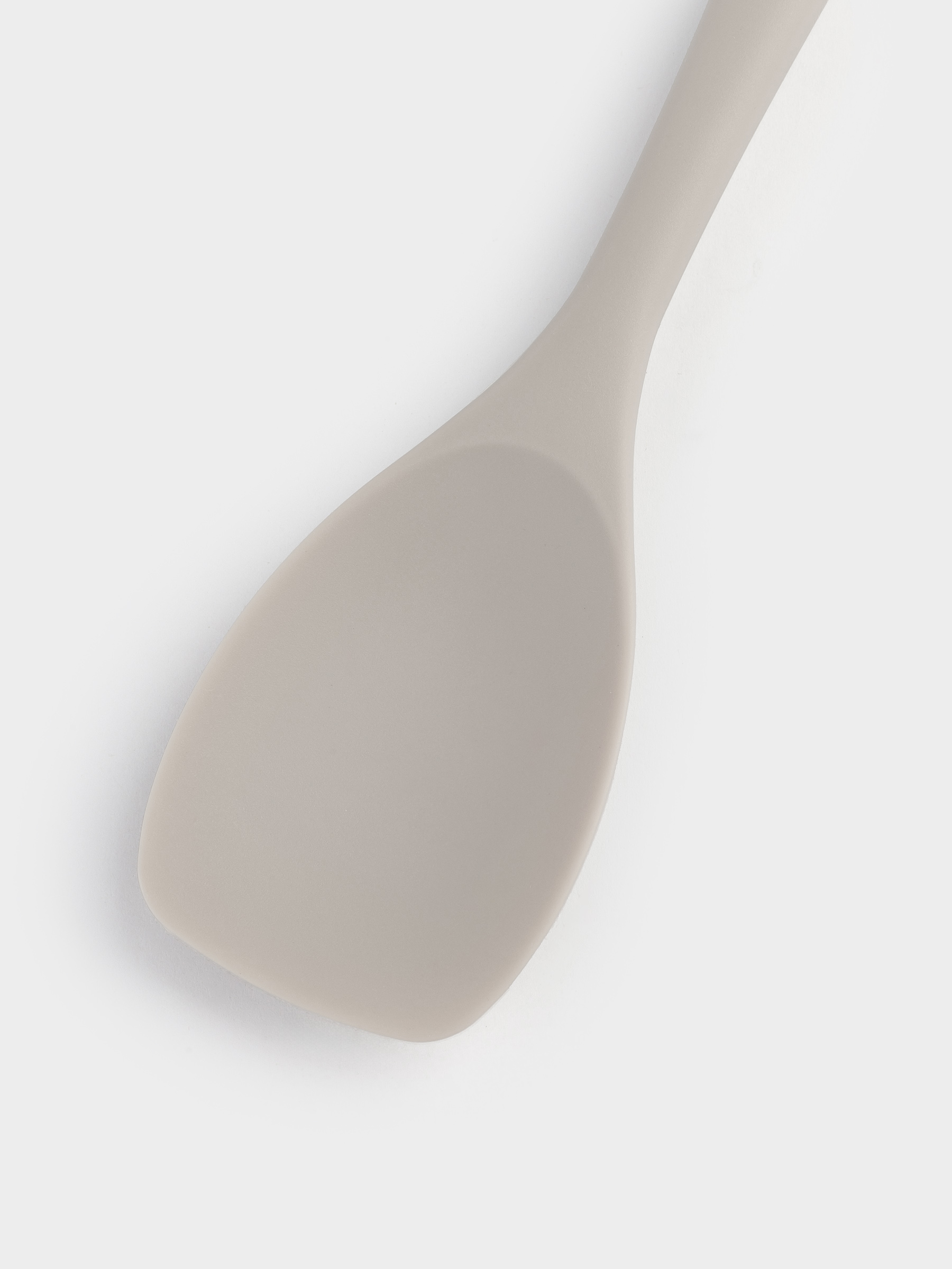 Serving spoon, 28 cm, silicone / nylon, beige, Benefit, image-2