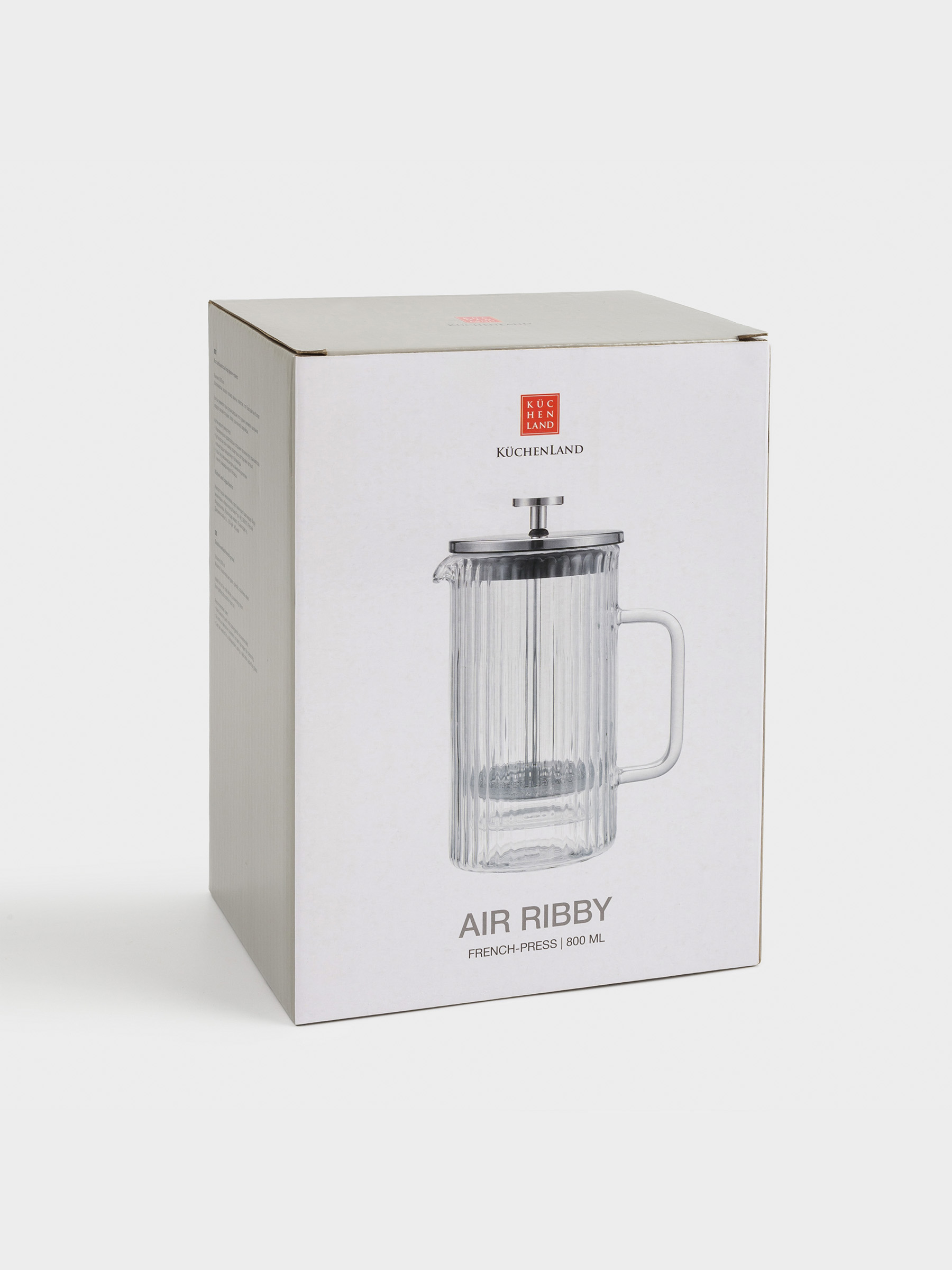 French press, 800 ml, glass B, Air ribby, image-6