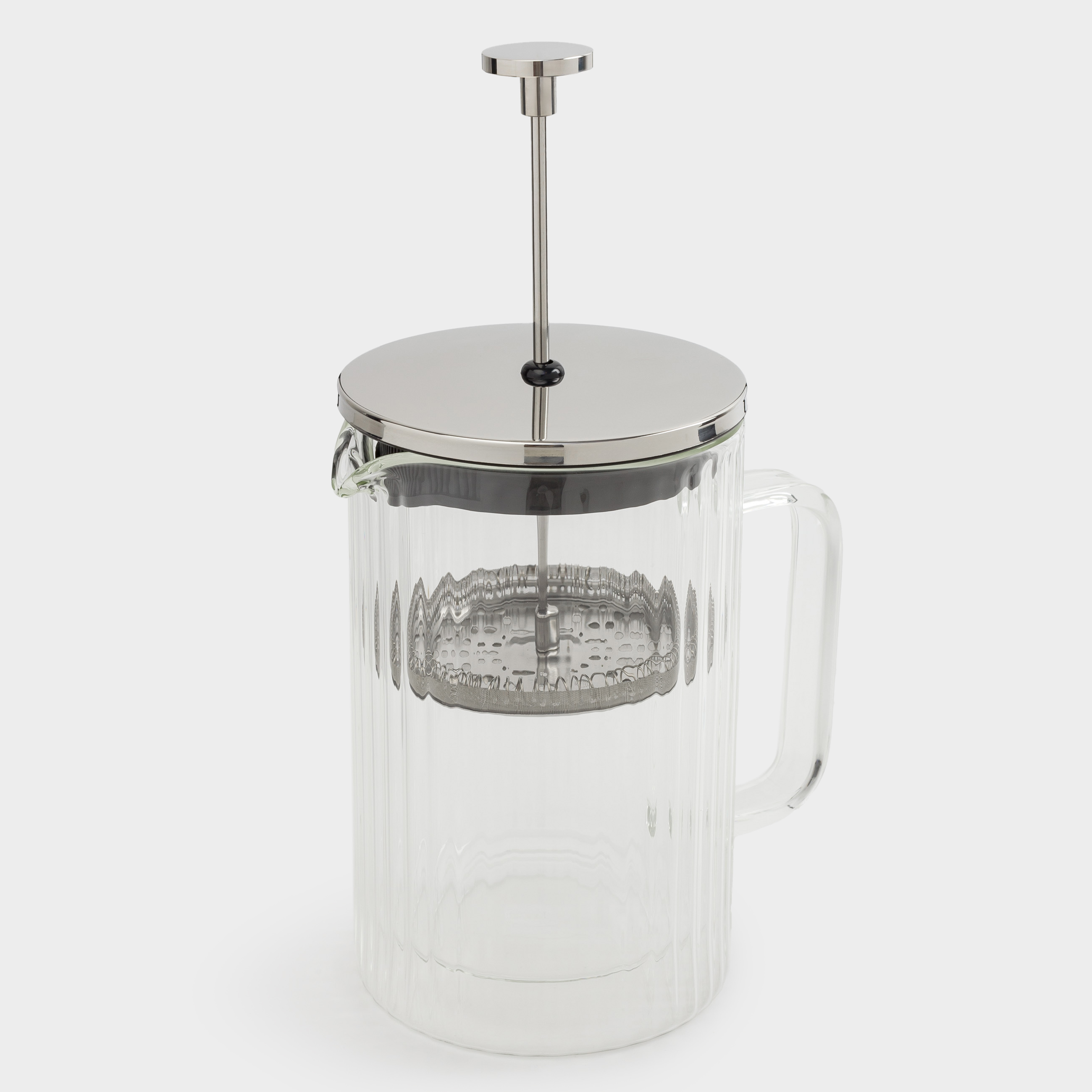 French press, 800 ml, glass B, Air ribby, image-4