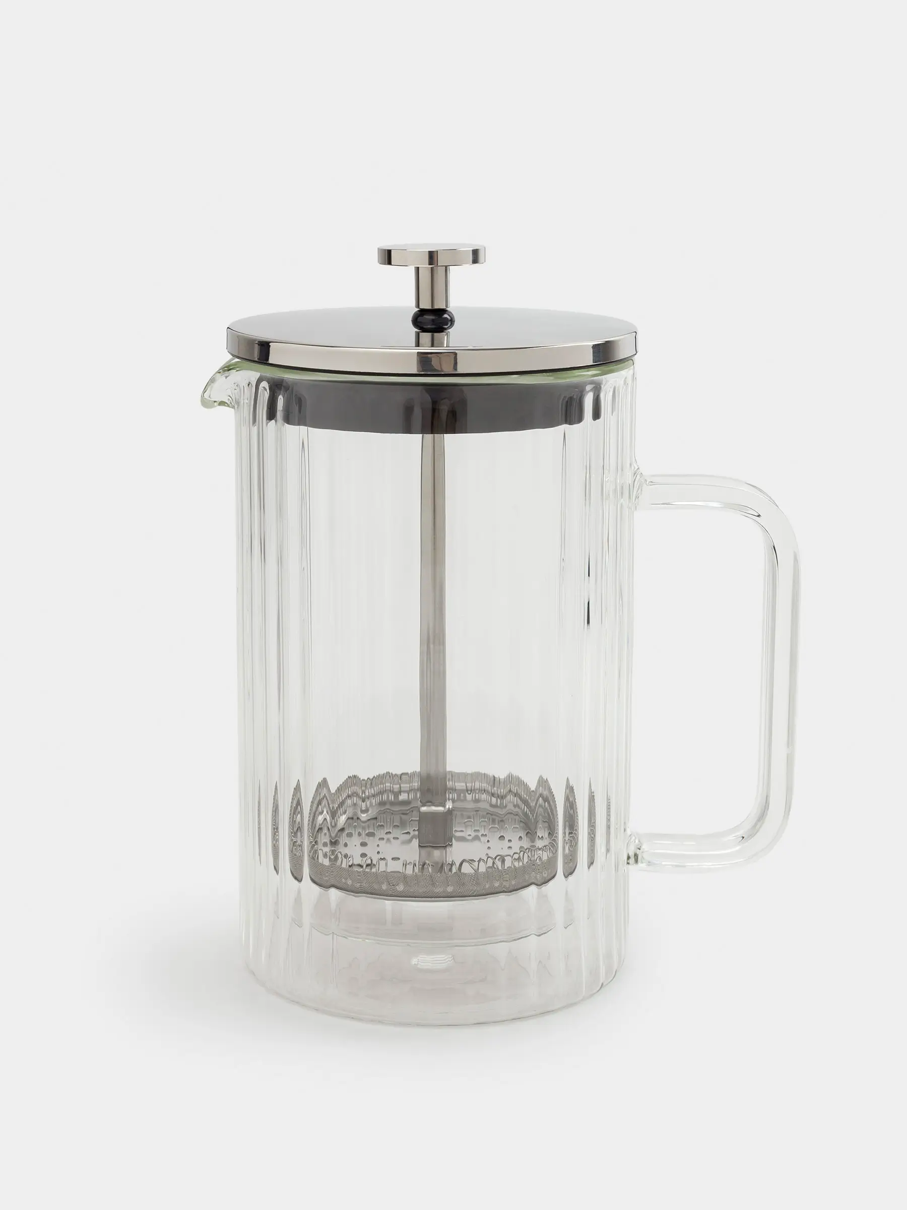 French press, 800 ml, glass B, Air ribby
