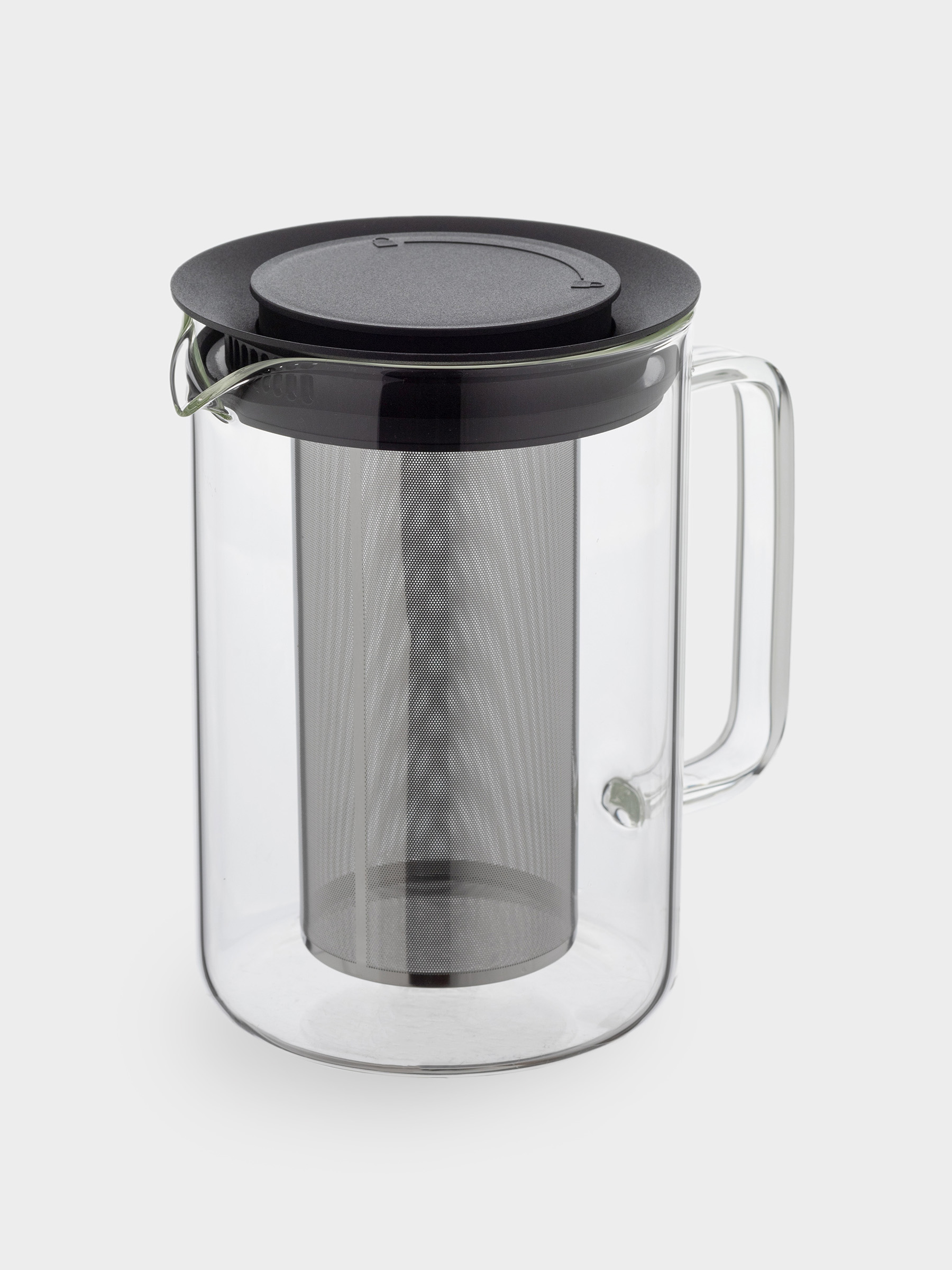 Teapot, 1.6 l, glass B / steel / plastic, Comfort, image-2