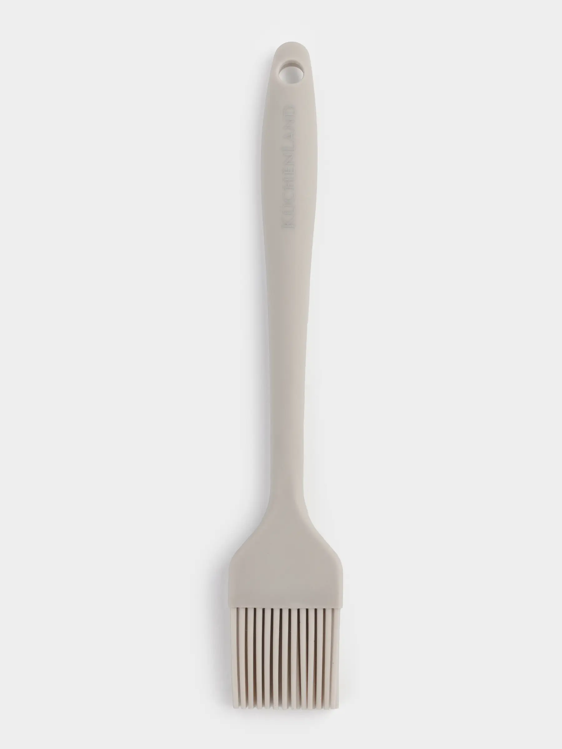 Cooking brush, 21 cm, silicone / nylon, beige, Benefit