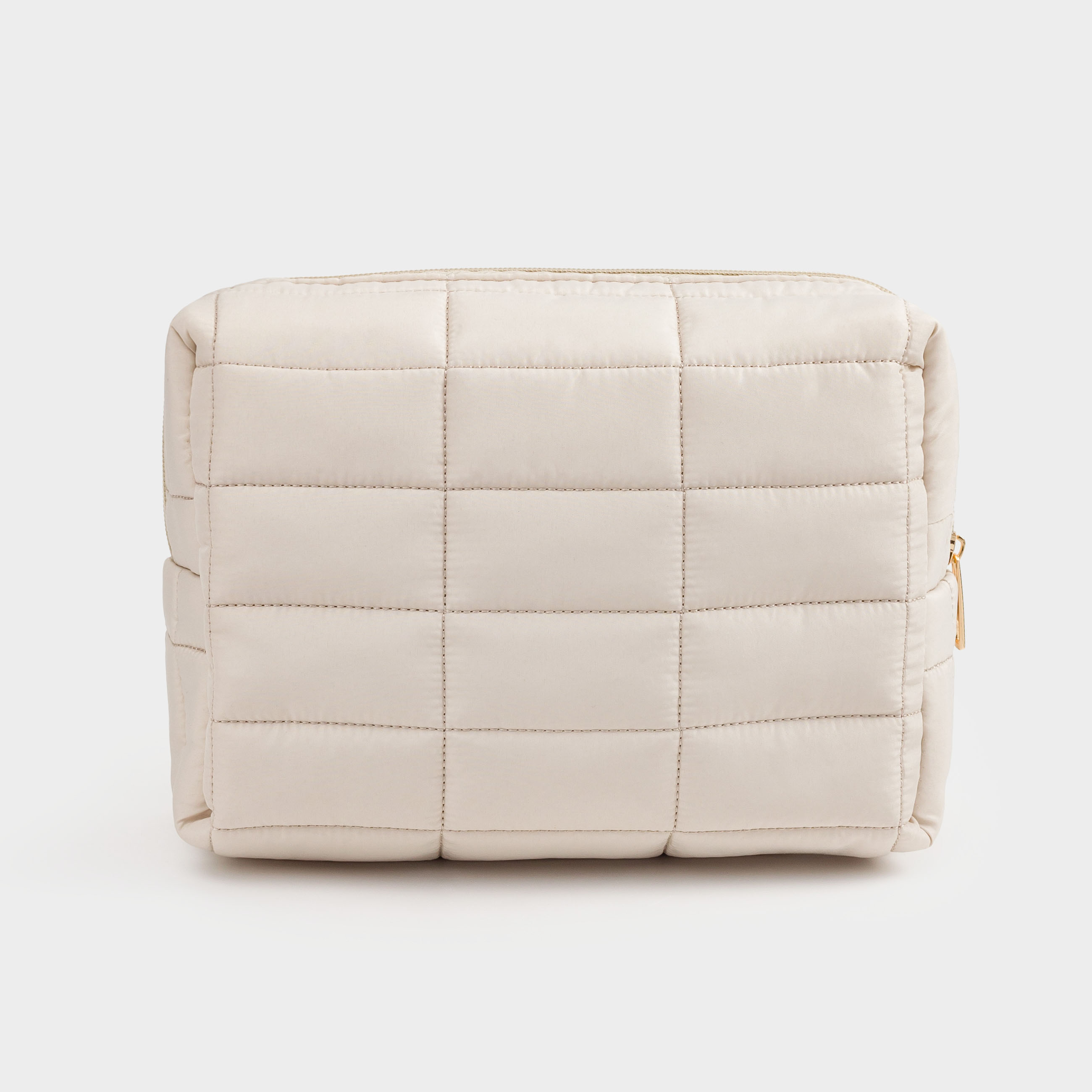 Cosmetic bag, 18x26 cm, quilted, polyester, color, One stitch, image-4