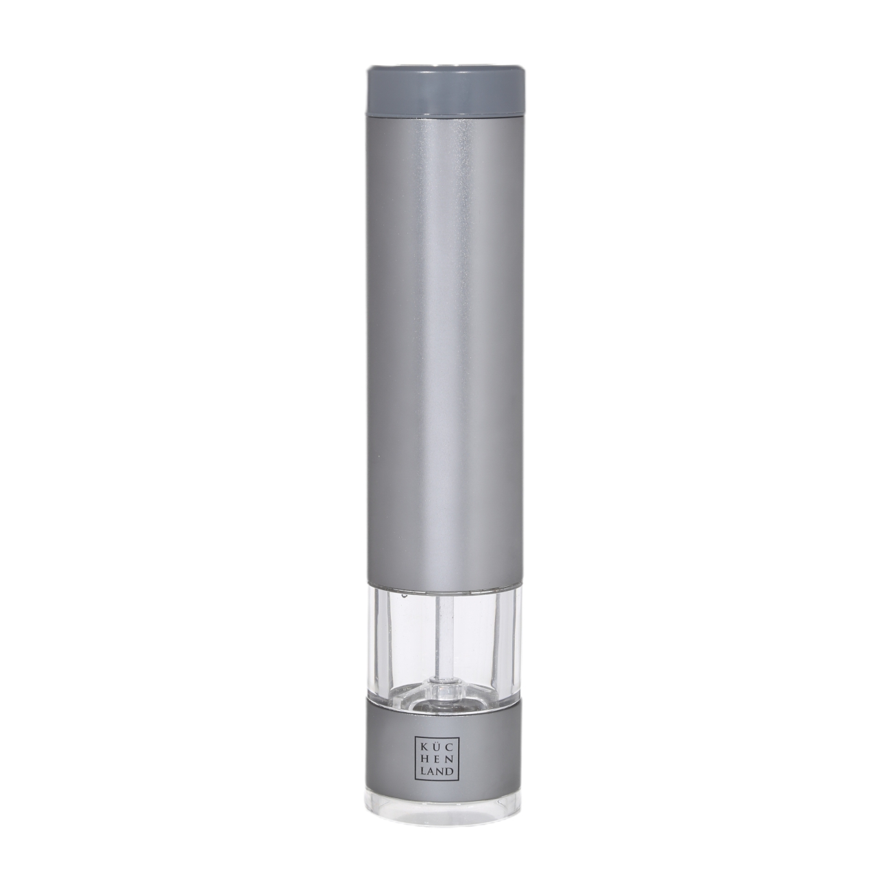 Spice mill, 22 cm, 2 pcs, electric, metal / plastic, LED B, Grey, Piquant, image-1