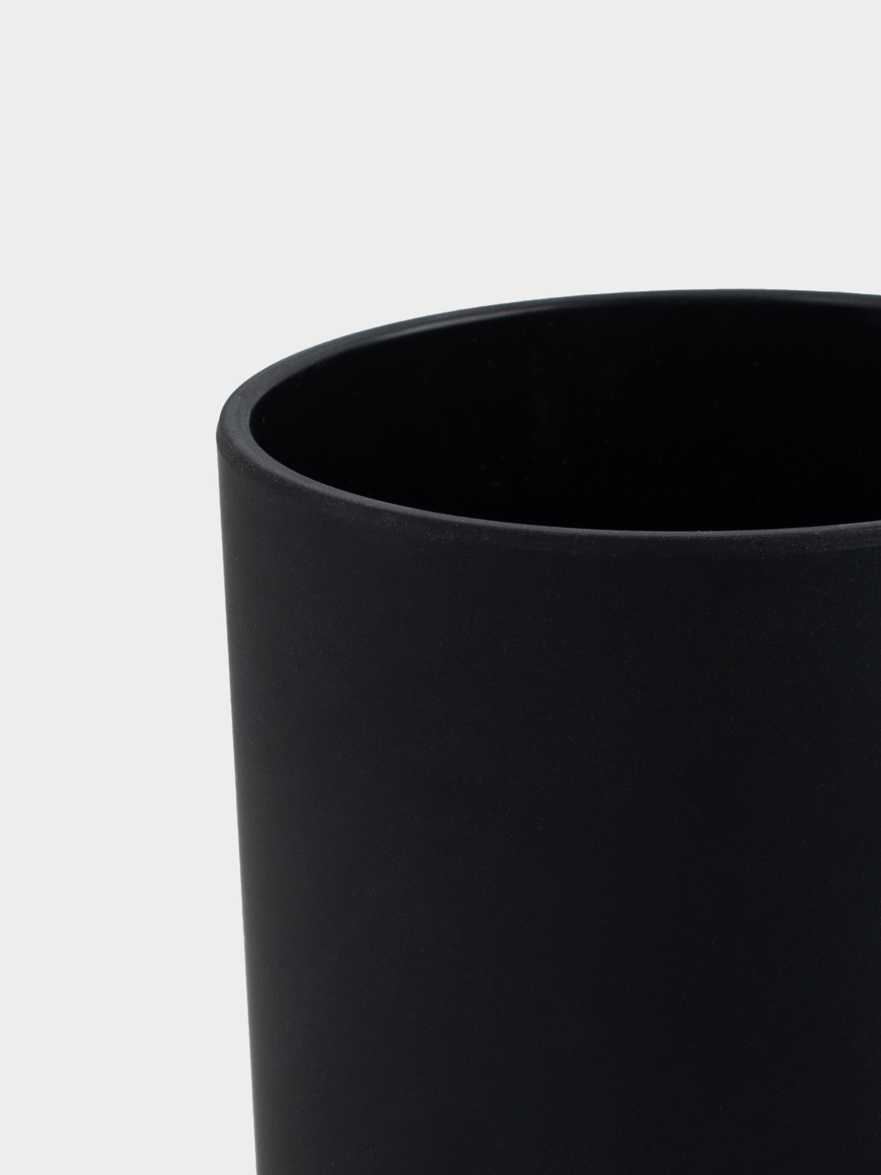 Bathroom tumbler, 11 cm, plastic, black, Loft style, image-10