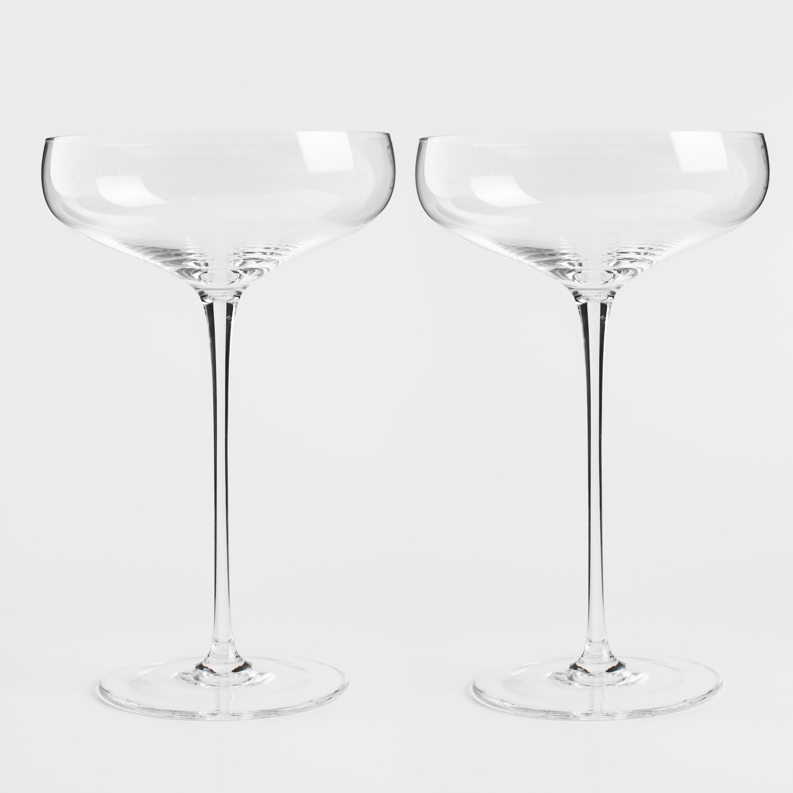 Champagne coupe glass, 250 ml, 2 pcs, crystal glass, Ferentino, image-3