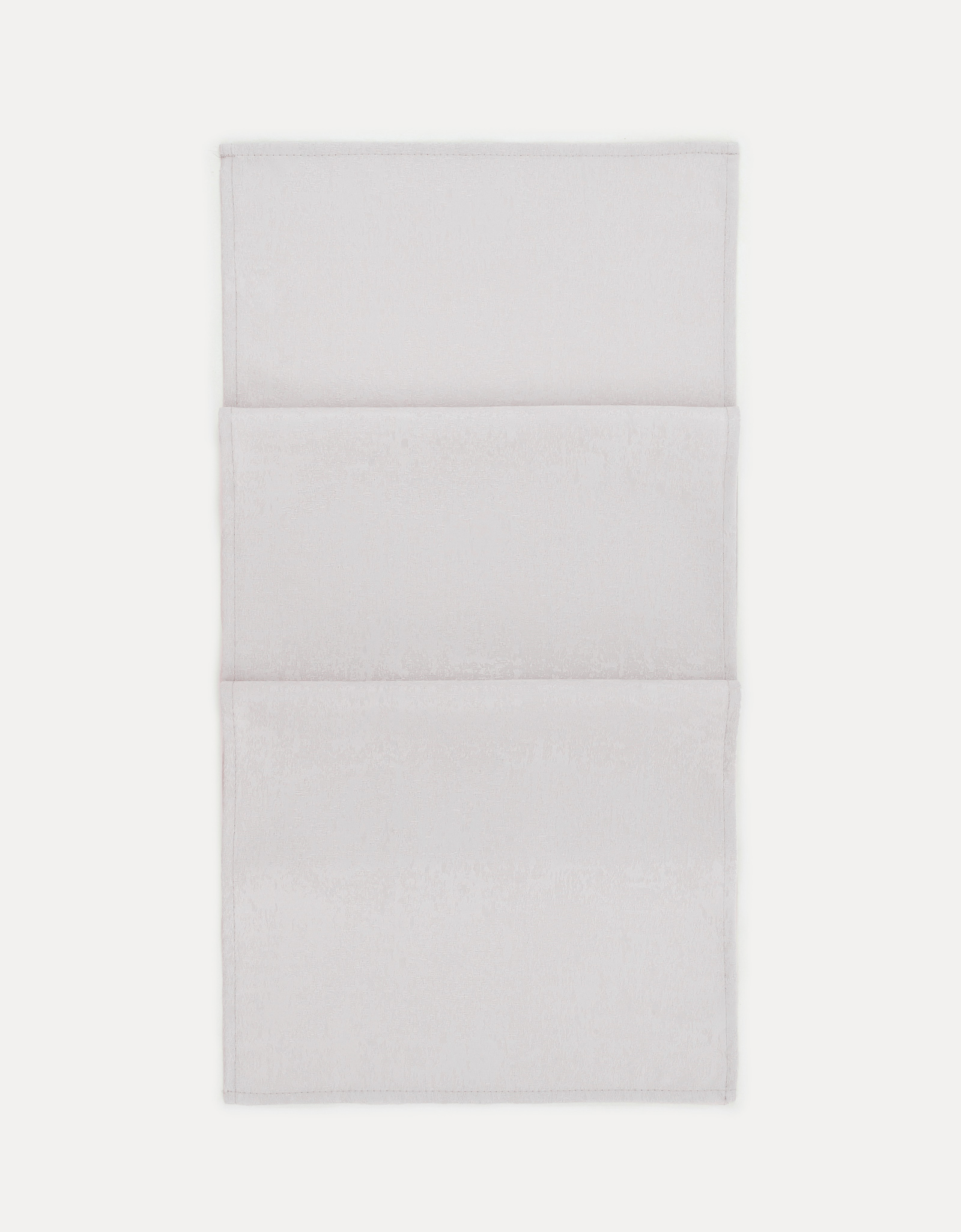 Table runner, 40x160 cm, polyester, grey, Jacquard