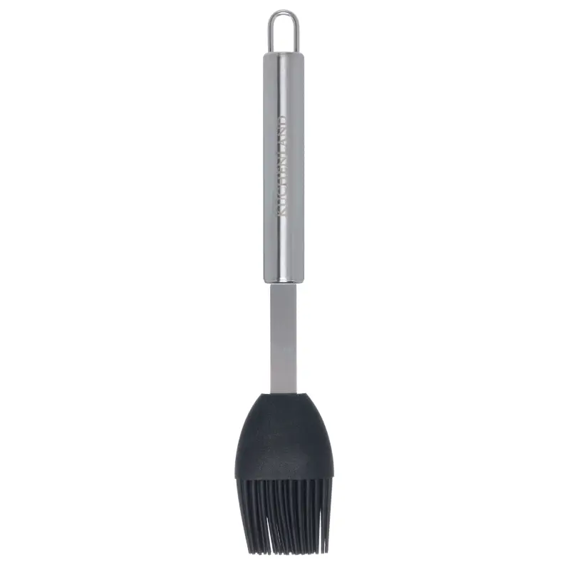Cooking brush, 23 cm, silicone / steel, black, Spiro ,image-0