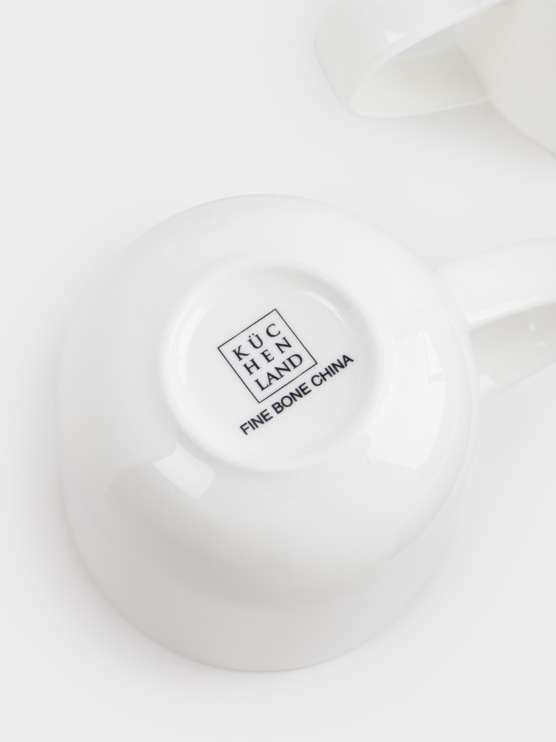 Mug, 400 ml, 2 pcs, porcelain F, white, Uneven edge, Vergaleo, image-3