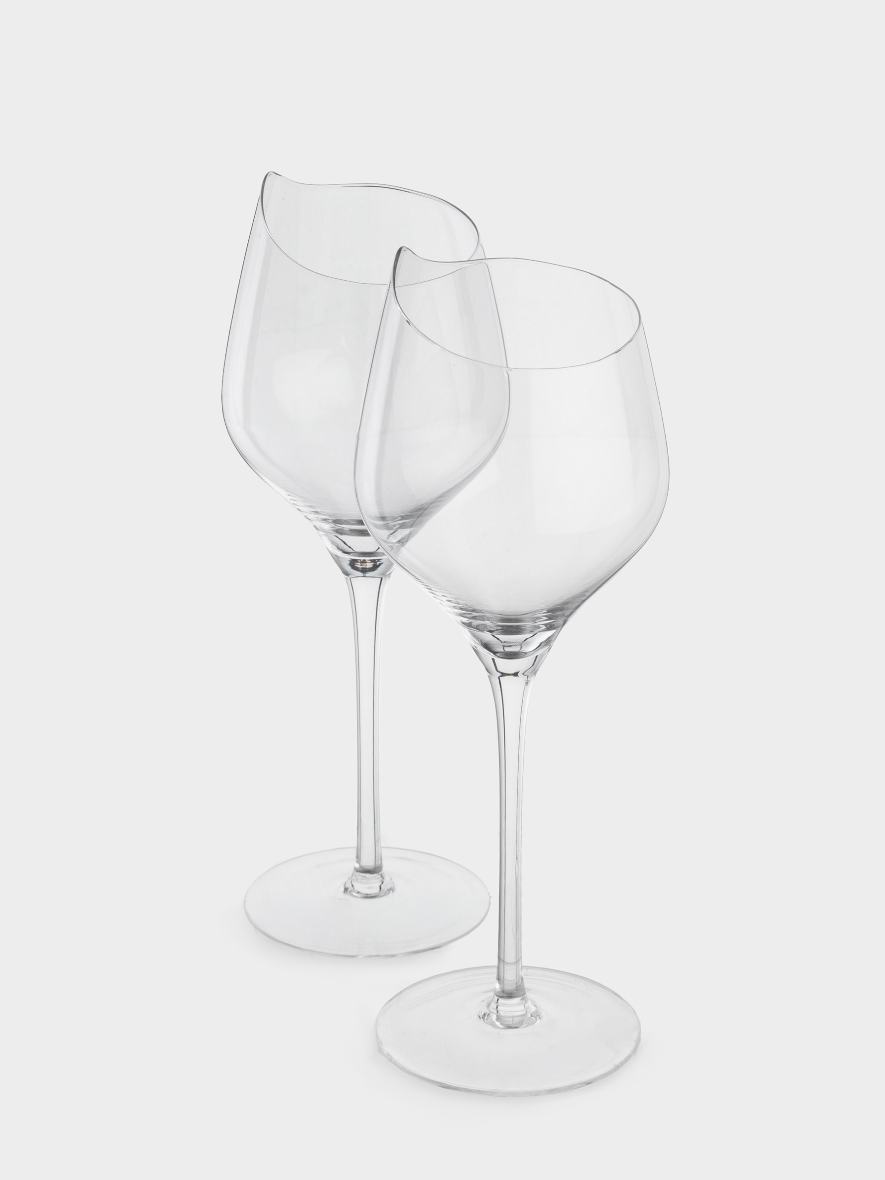 Drinking glass, 400 ml, 2 pcs, crystal glass, Charm L wavy, image-1