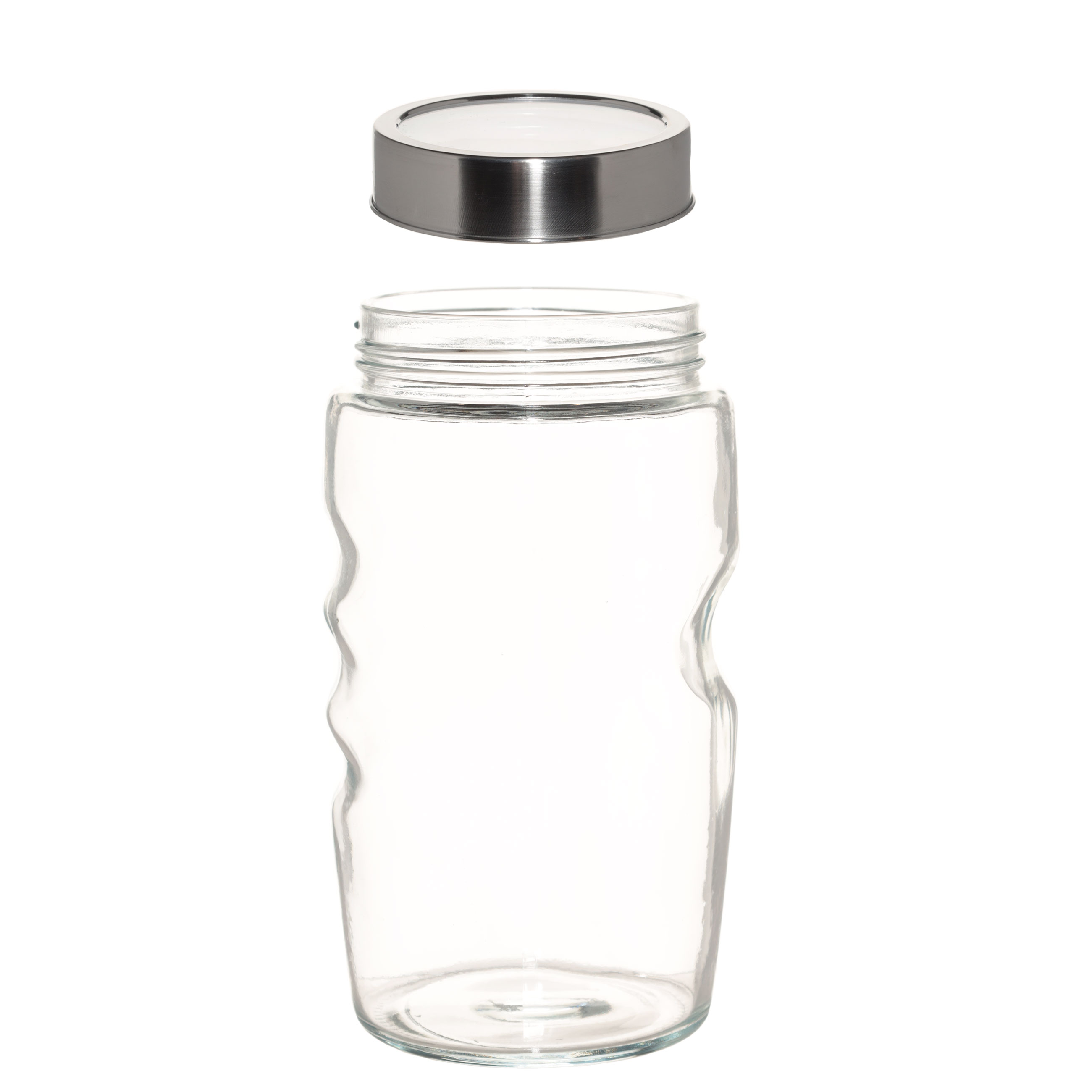 Food jar, 900 ml, glass/plastic, Comfort, image-1