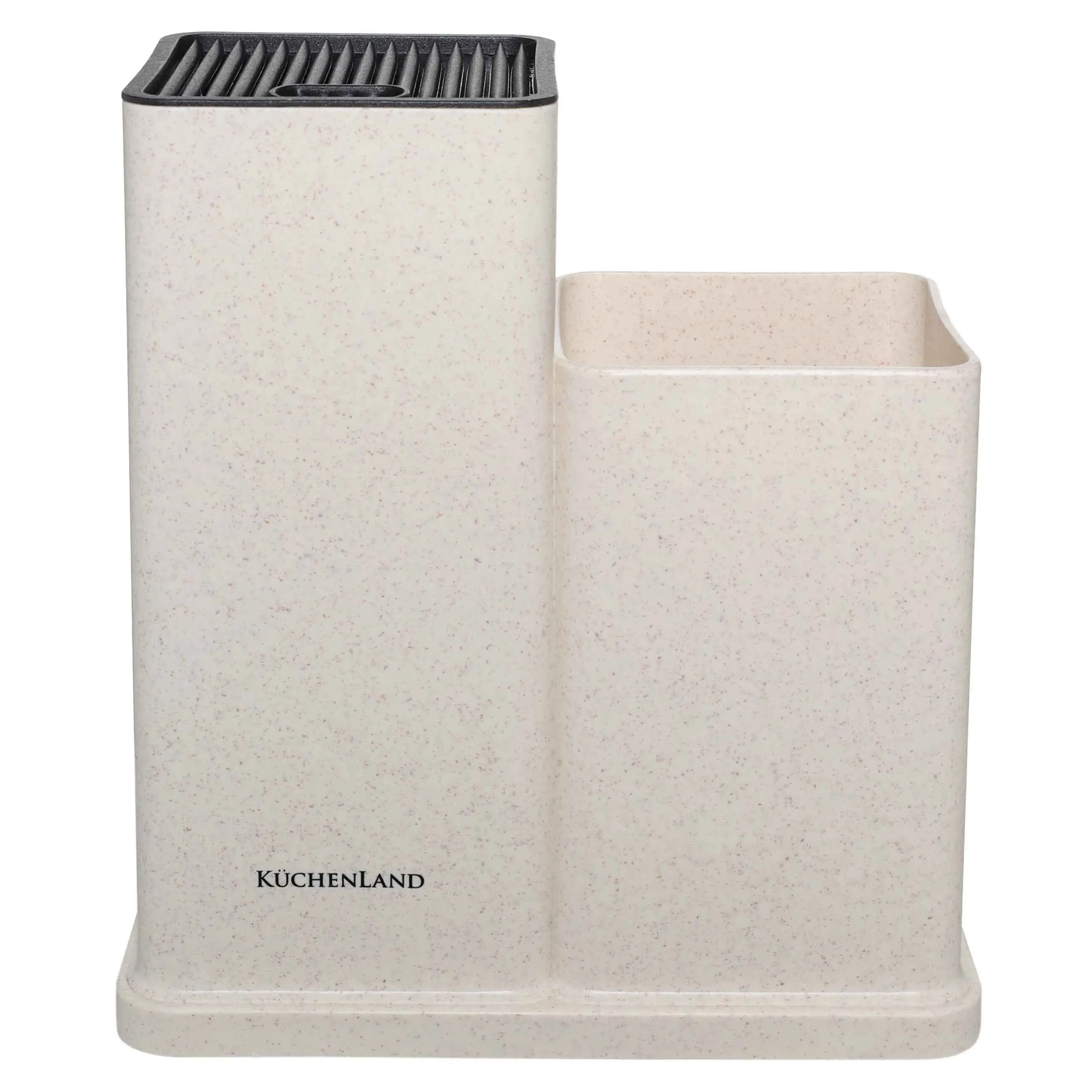Stand for knives and kitchen accessories, 23 cm, 2 units, plastic, milk, Speck-light, image-0