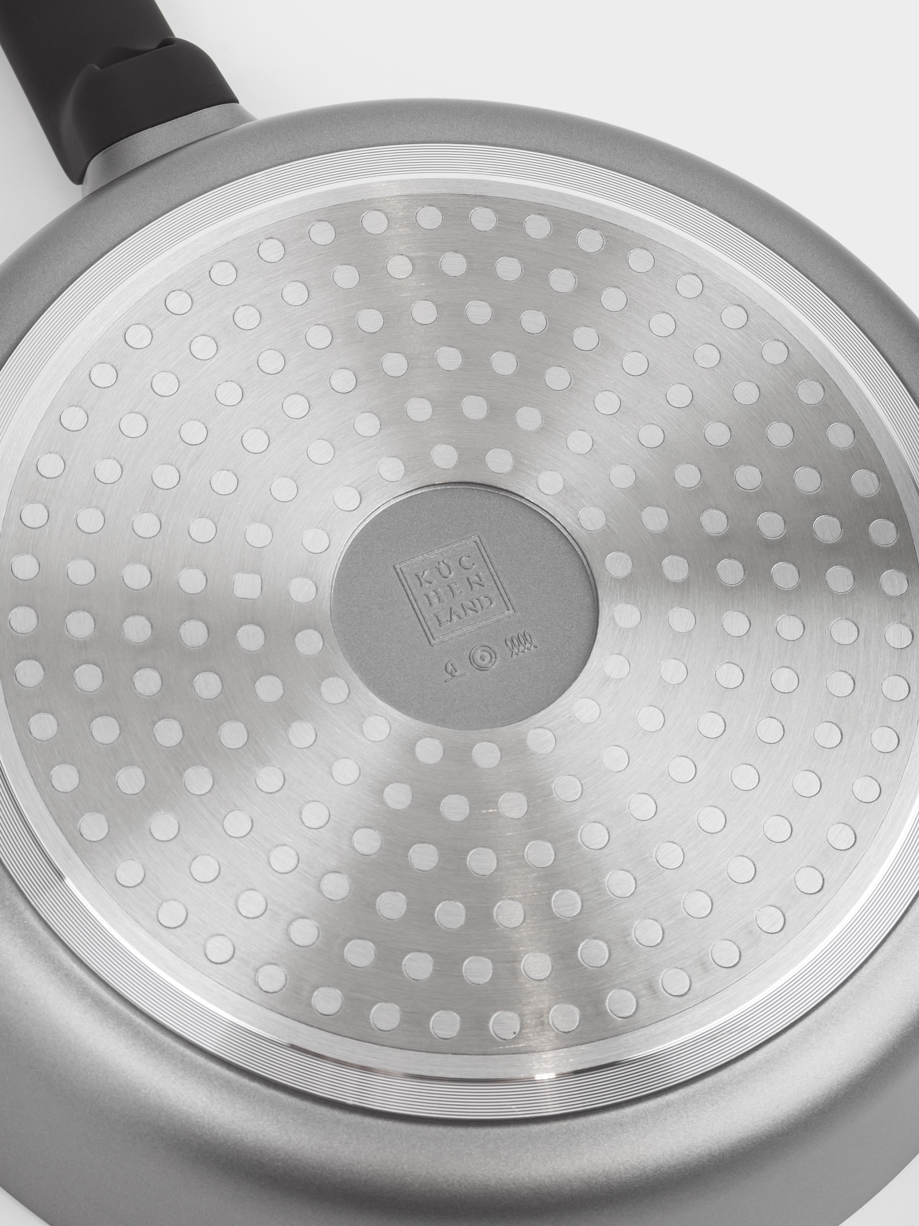 Frying pan, 24 cm, coated, aluminum, grey-black, Mintali, image-3