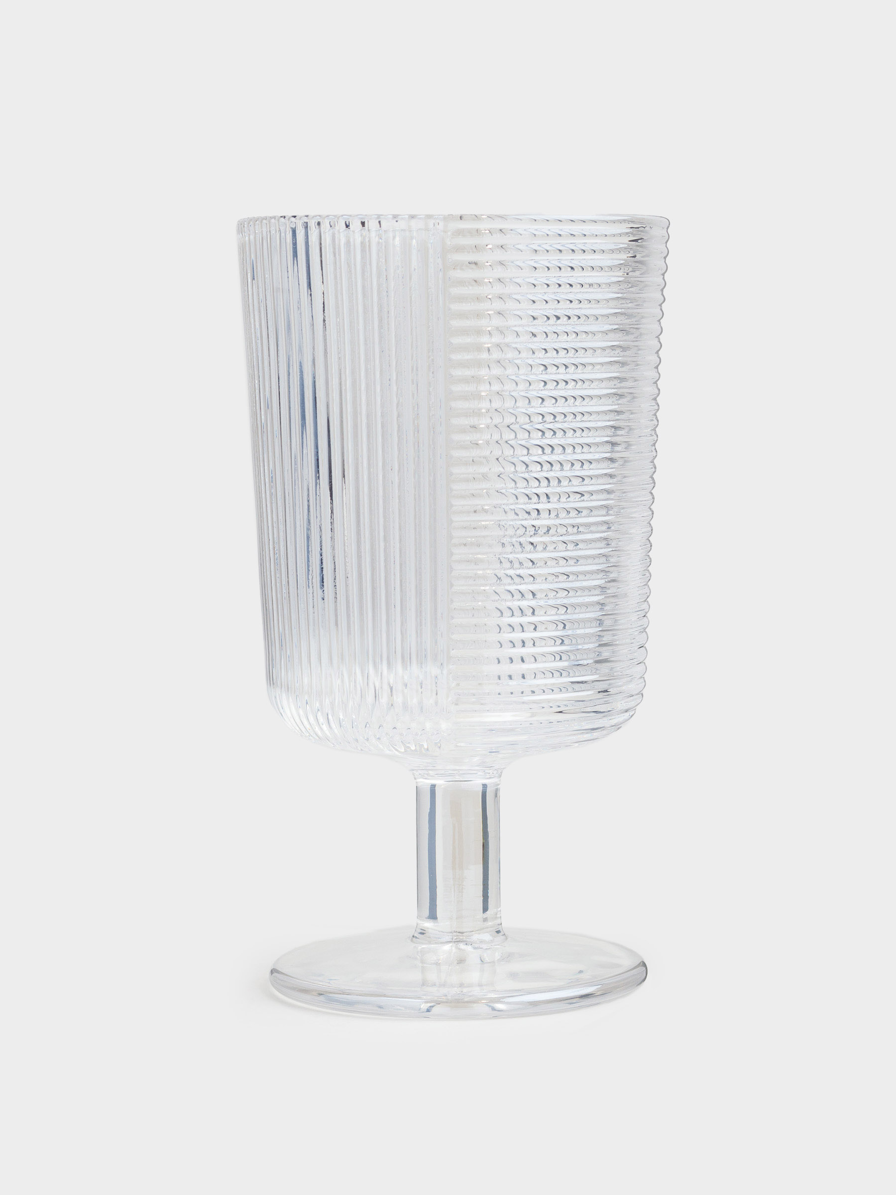 Drinking goblet glass, 260 ml, 2 pcs, glass R, color, pearl, Stripe, image-3