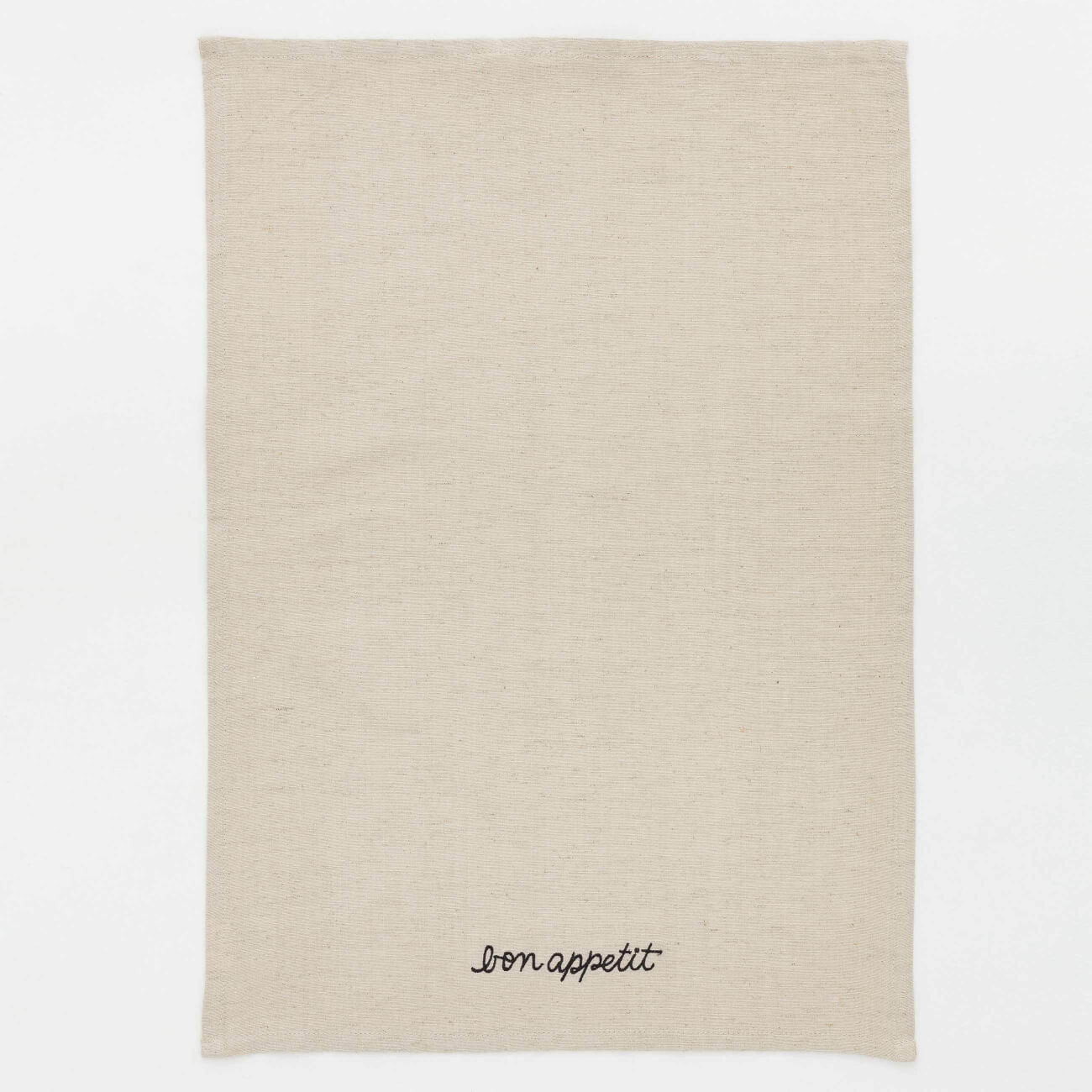 Kitchen towel, 40x60 cm, cotton / linen, beige, Flax