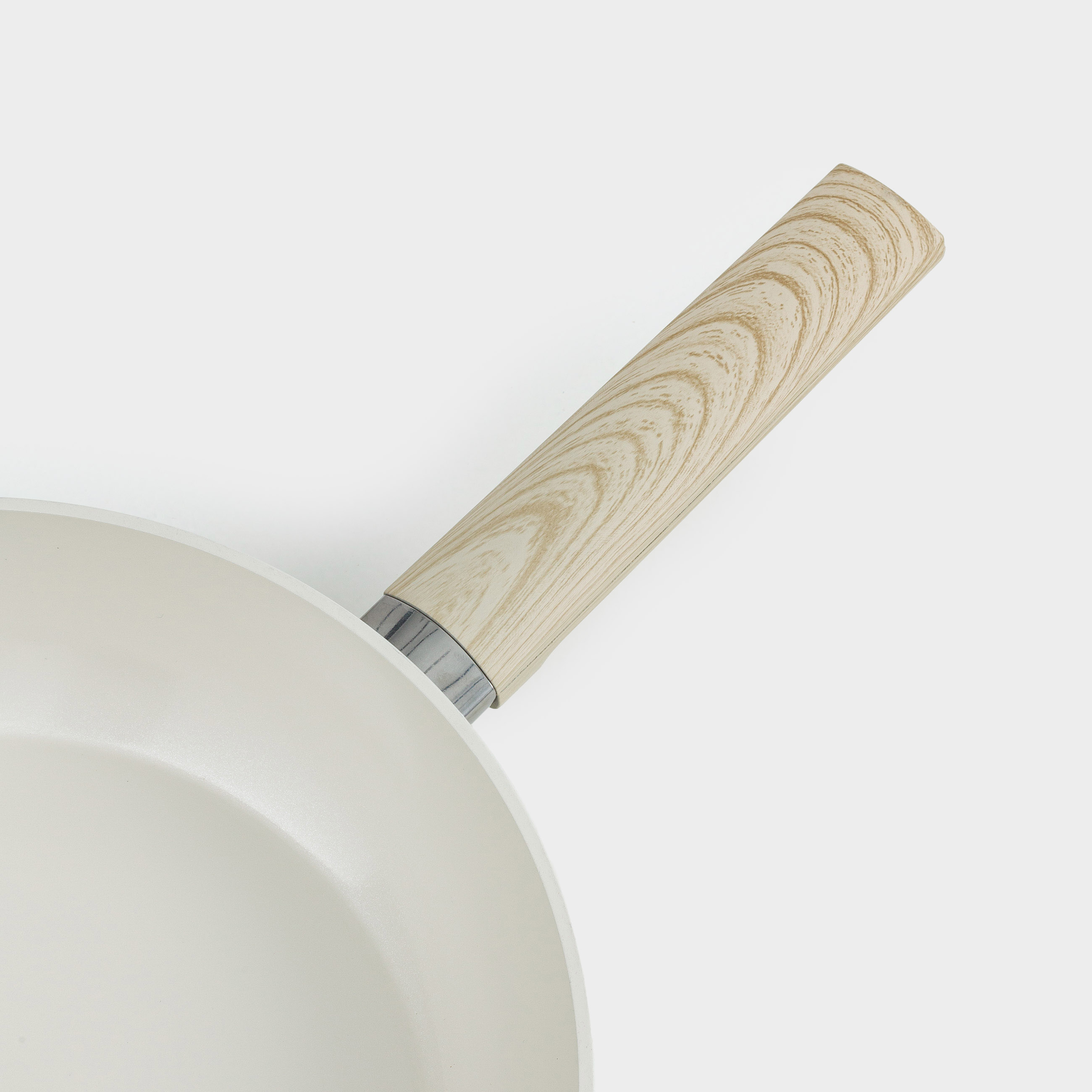 Frying pan, 28 cm, coated, aluminum, milk, Sentimentality