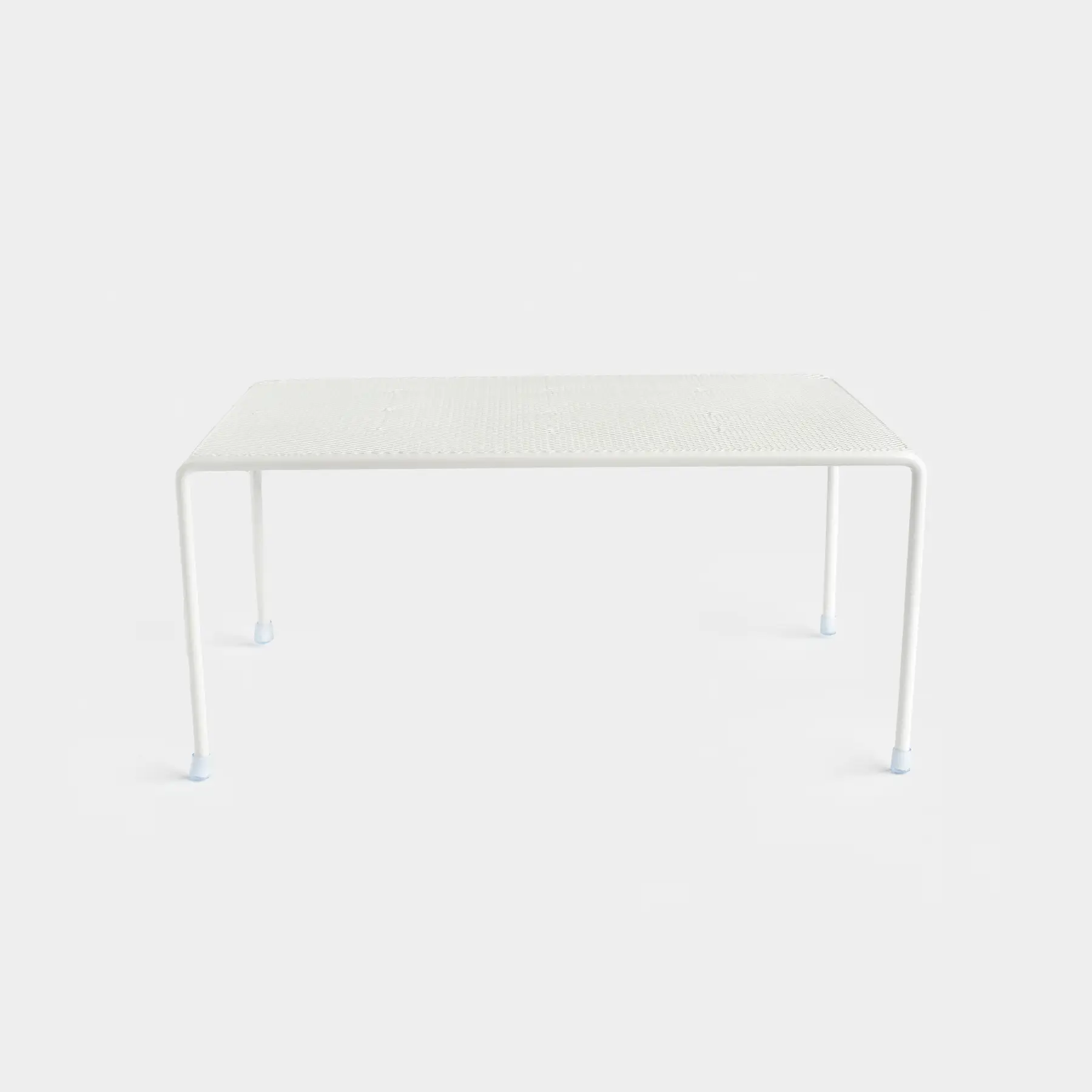 Shelf organizer for the cabinet, 30x23 cm, metal, milky, Grid, Method