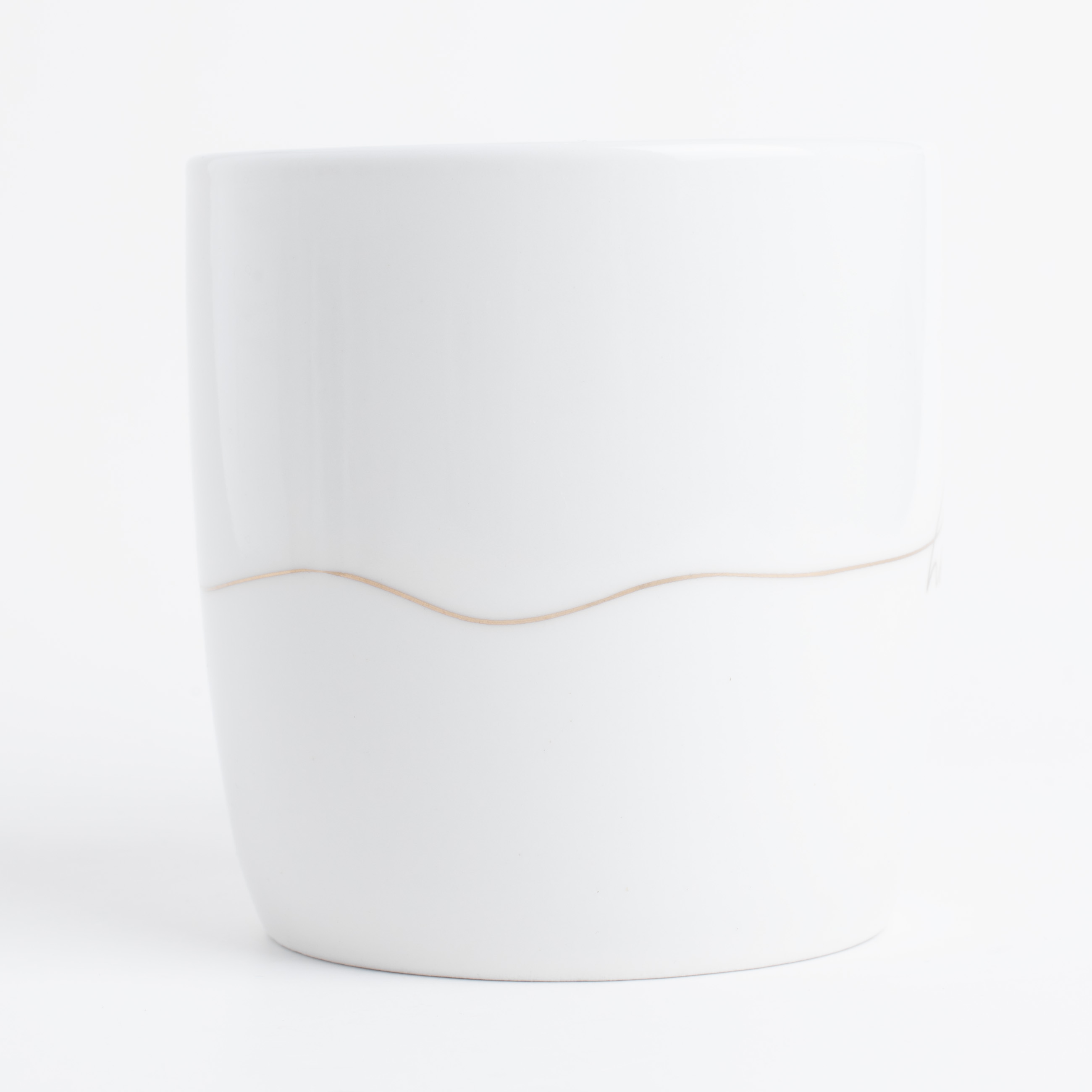 Mug, 330 ml, 4 pcs, porcelain N, beige/gray, Mix, Scroll