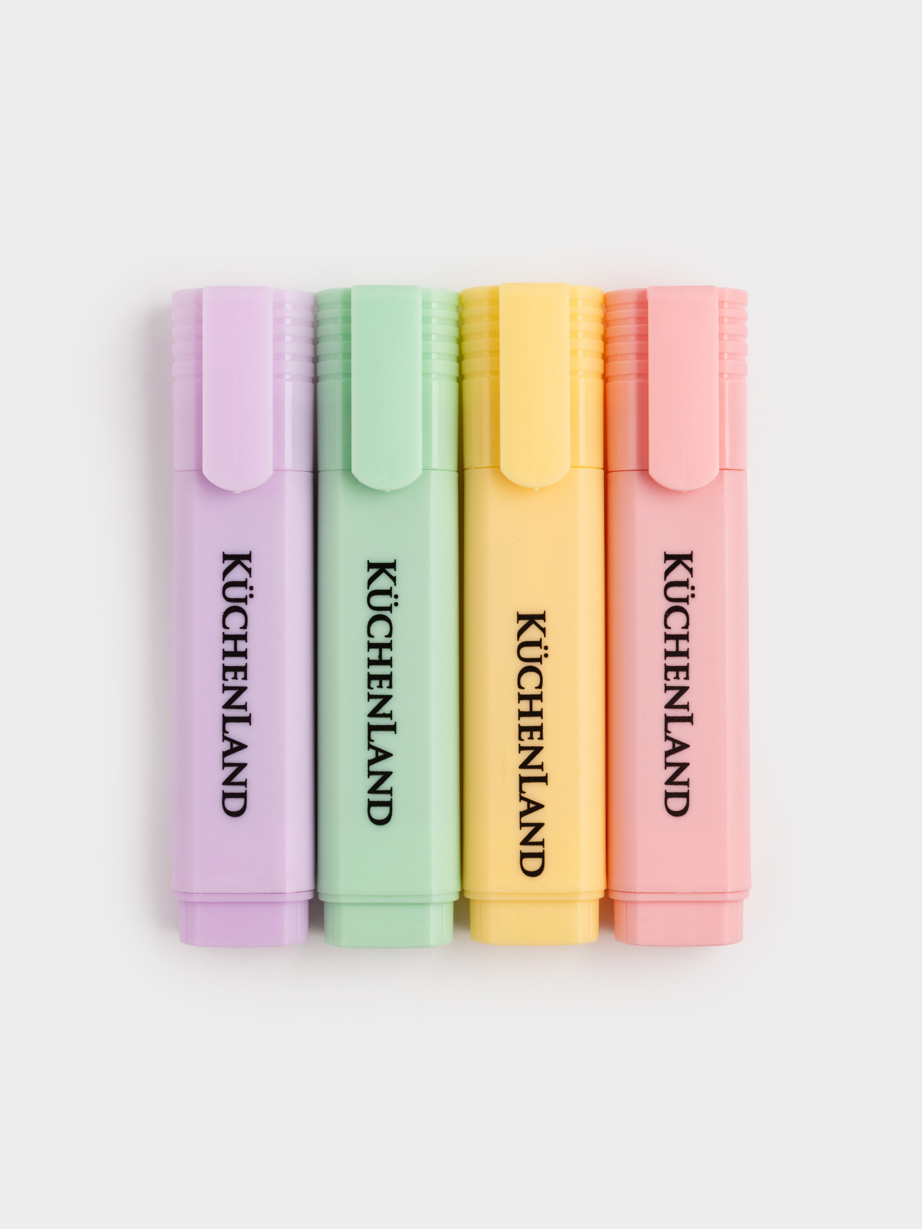 Set of text separators, 4 pcs, plastic, colored, Draw, image-1