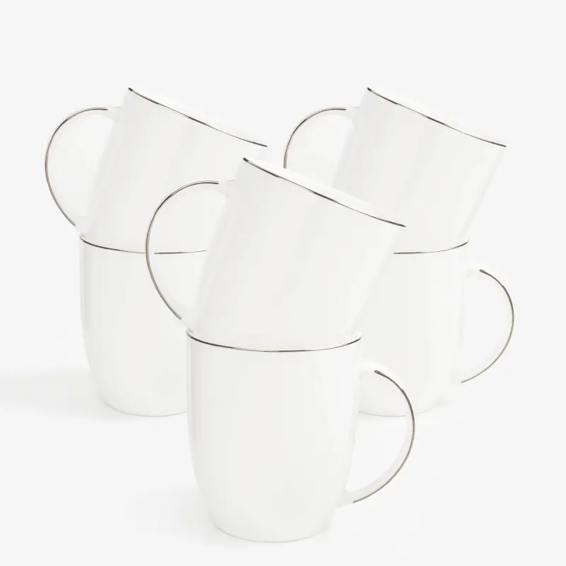 Mug, 400 ml, 6 pcs, porcelain F, Antarctica