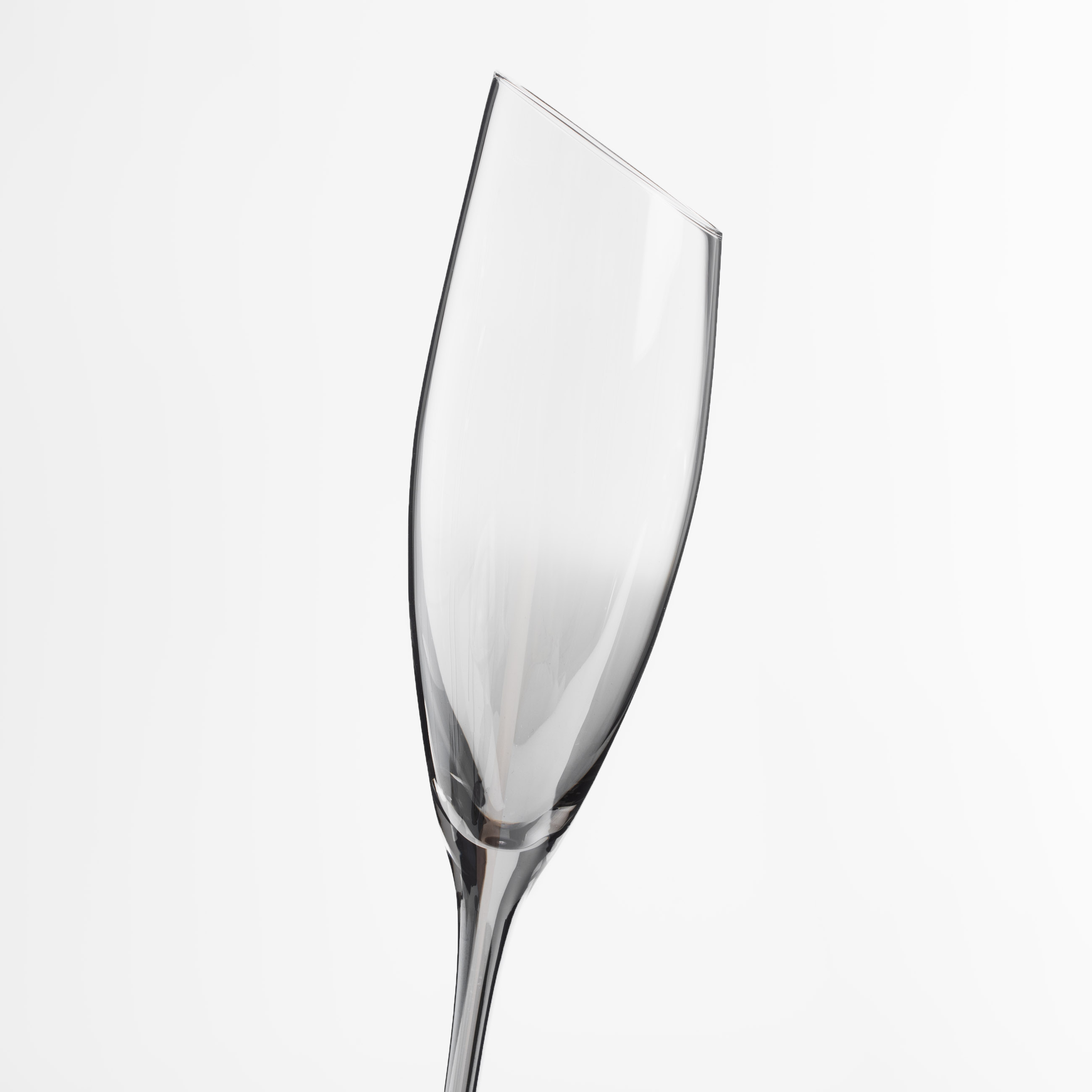 Champagne glass, 180 ml, 2 pcs, glass, grey, Charm L Color, image-3