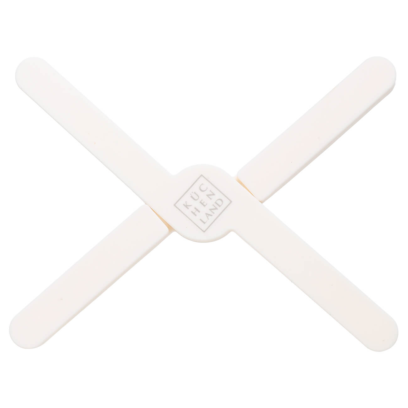 Hot plate, 21 cm, folding, silicone, Milk, Soft kitchen