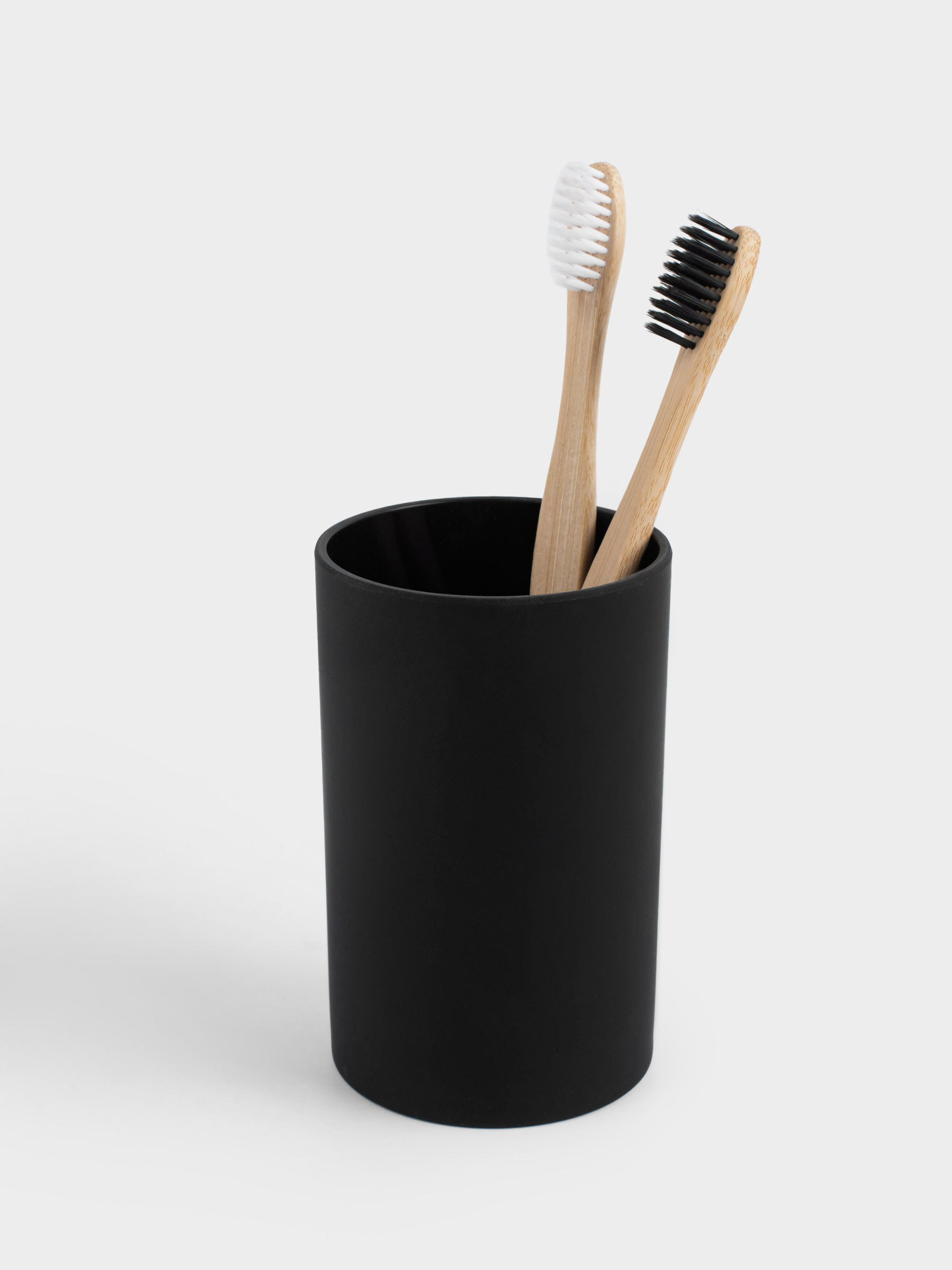 Bathroom tumbler, 11 cm, plastic, black, Loft style, image-12