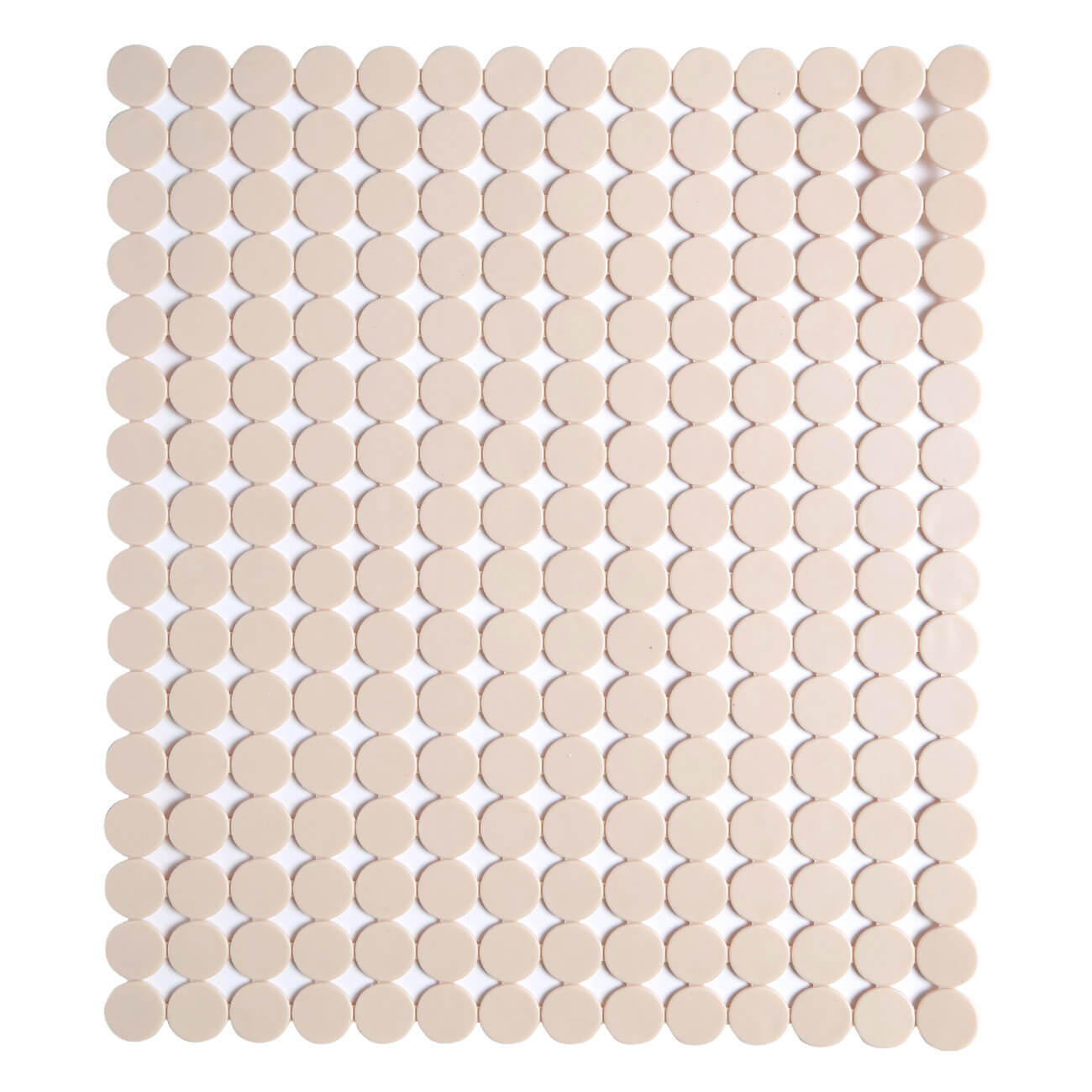 Kitchen sink mat, 31x27 cm, rubber, Rectangular, Beige, Keeping