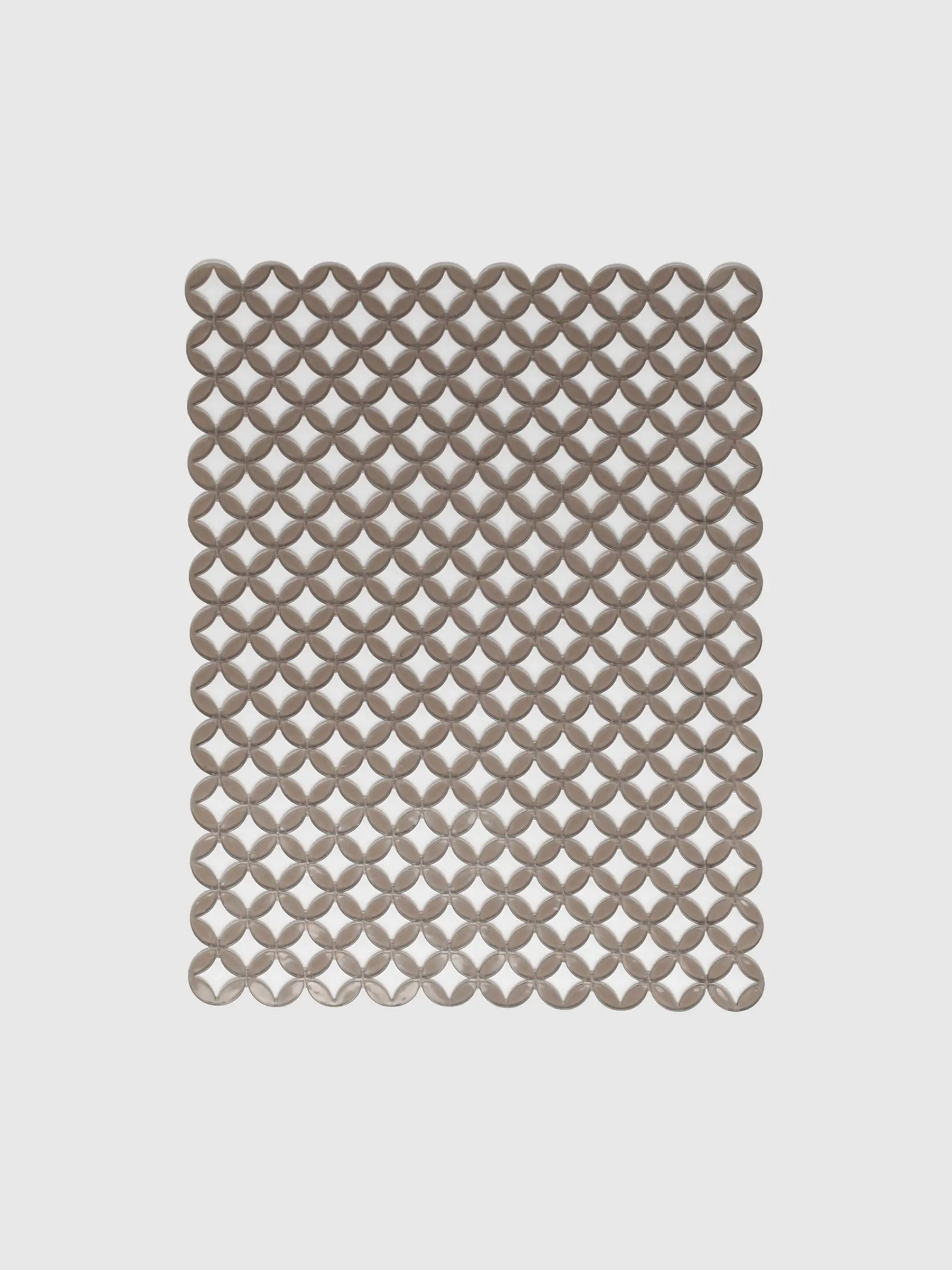 Kitchen sink mat, 41x32 cm, PVC, Rectangular, Grey, Rhombuses, Keeping