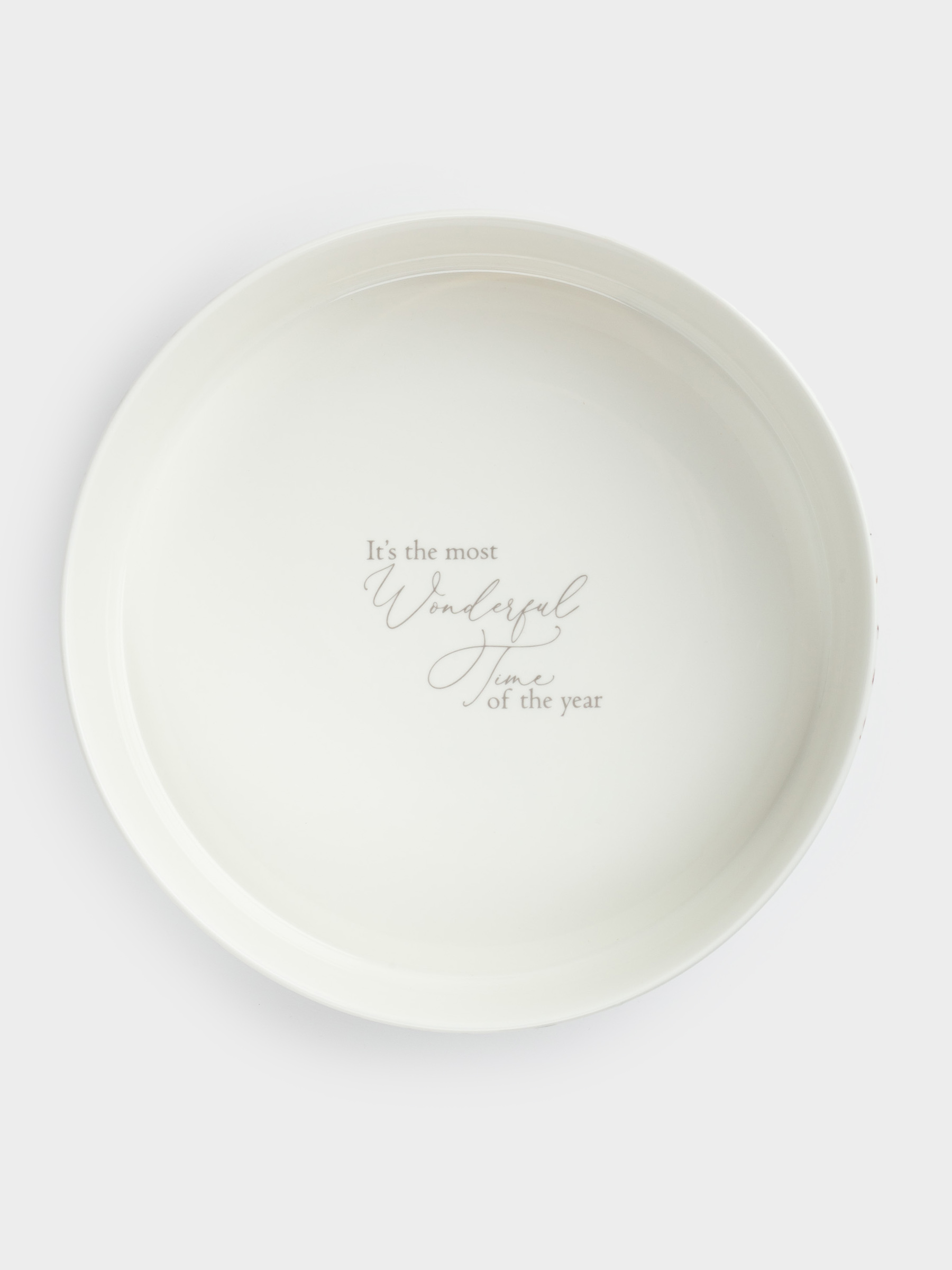 Dish, 23x7 cm, with sides, porcelain N, Autumn leaves, Refined floral, image-5