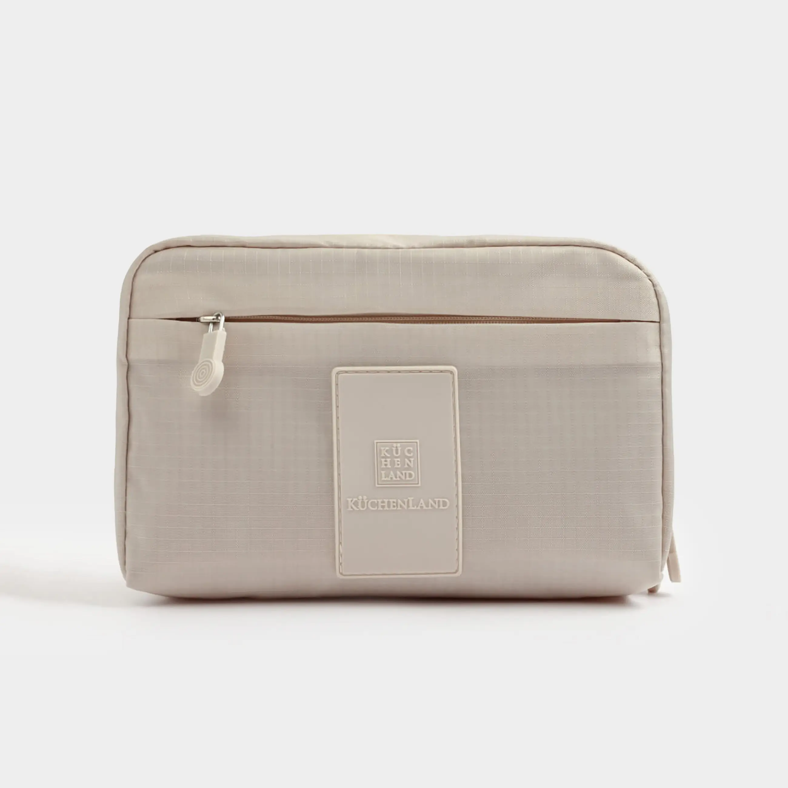 Travel Cosmetic Bag, 20х12 cm, polyester, beige, Easy Travel, image-0
