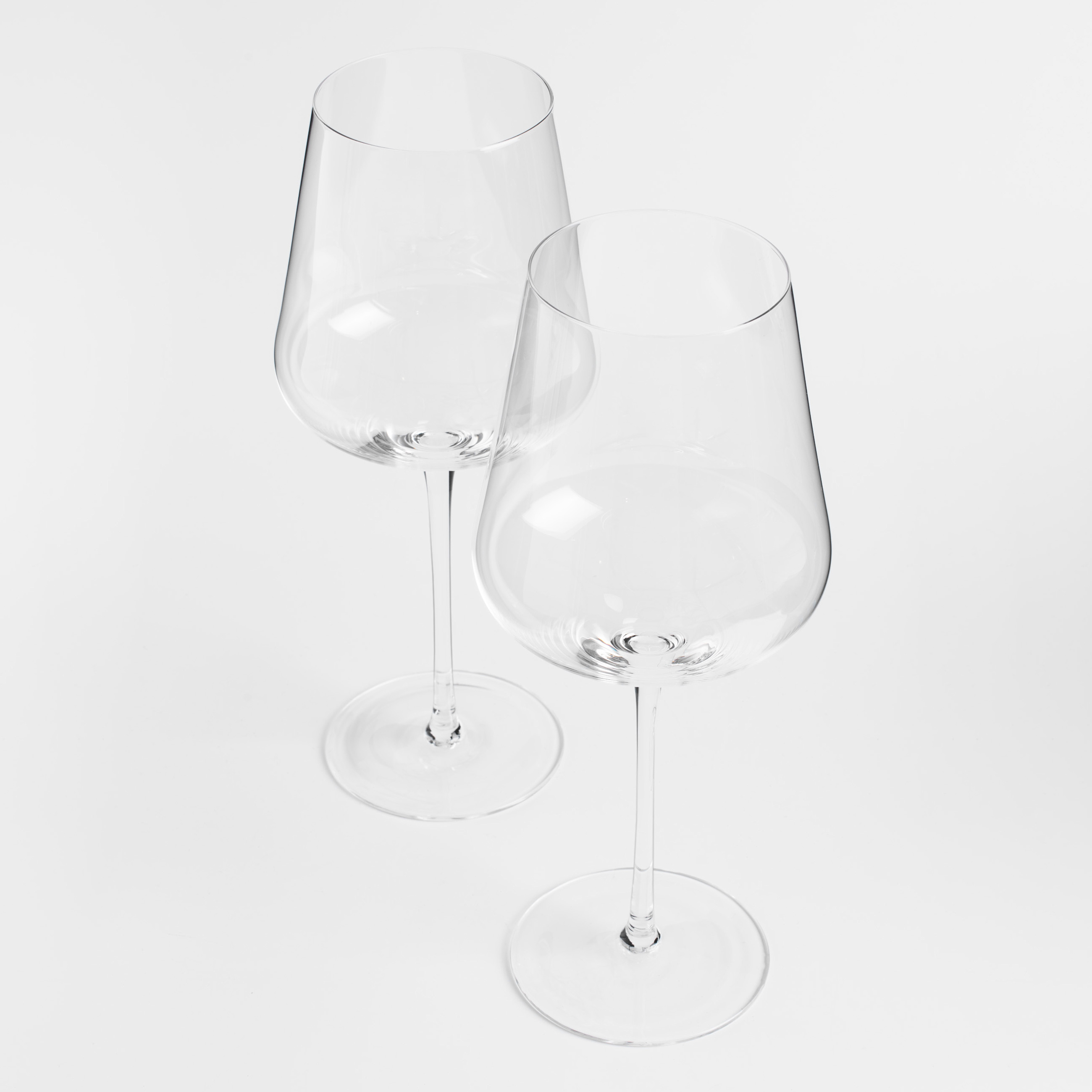 White wine glass, 480 ml, 2 pcs, crystal glass, Ferentino, image-3