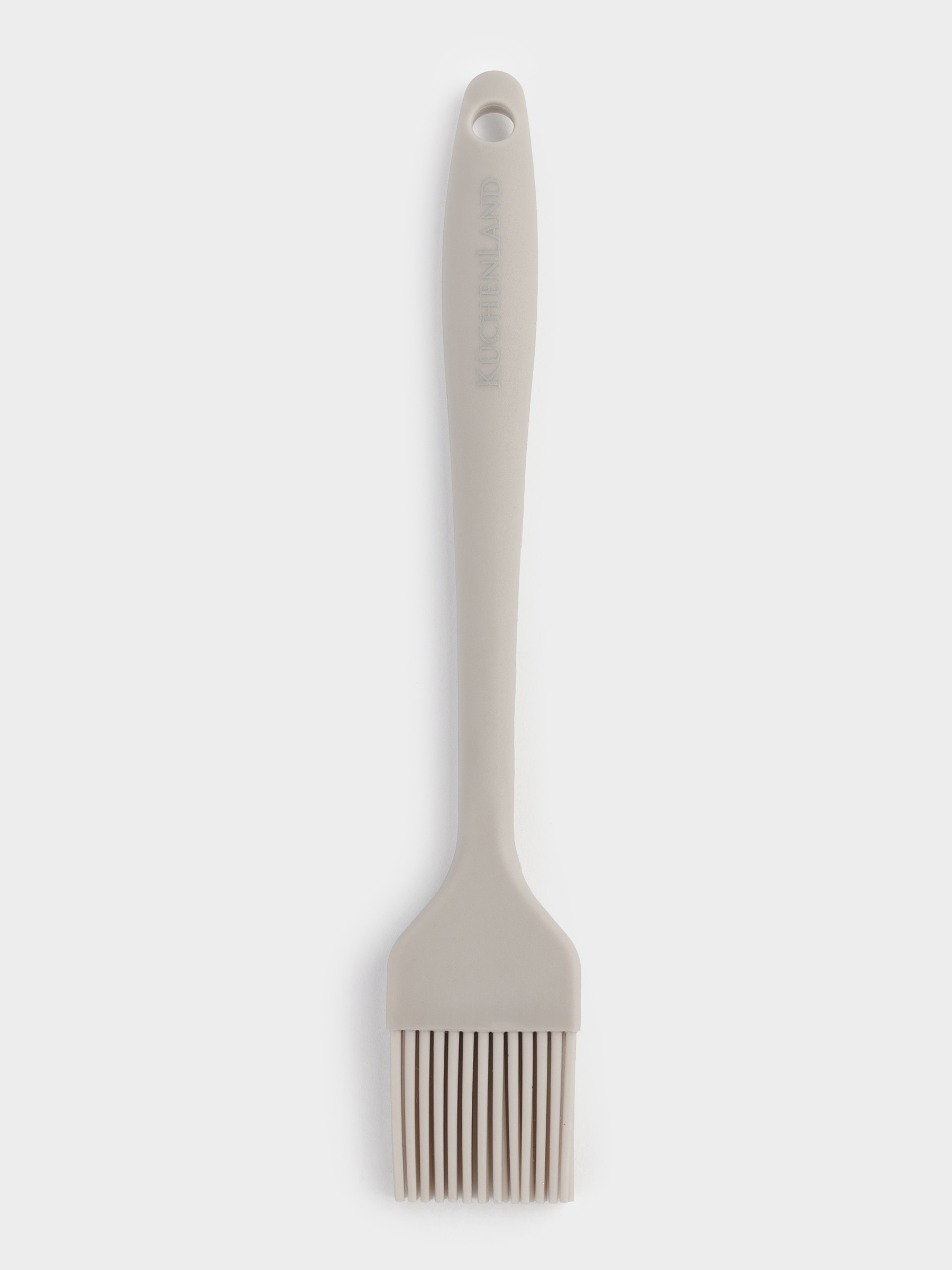 Cooking brush, 21 cm, silicone / nylon, beige, Benefit, image-0
