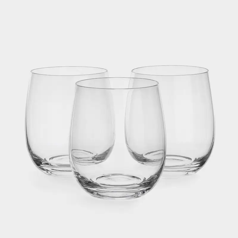 Whiskey glass, 10 cm, 360 ml, 6 pcs, glass, Palermo