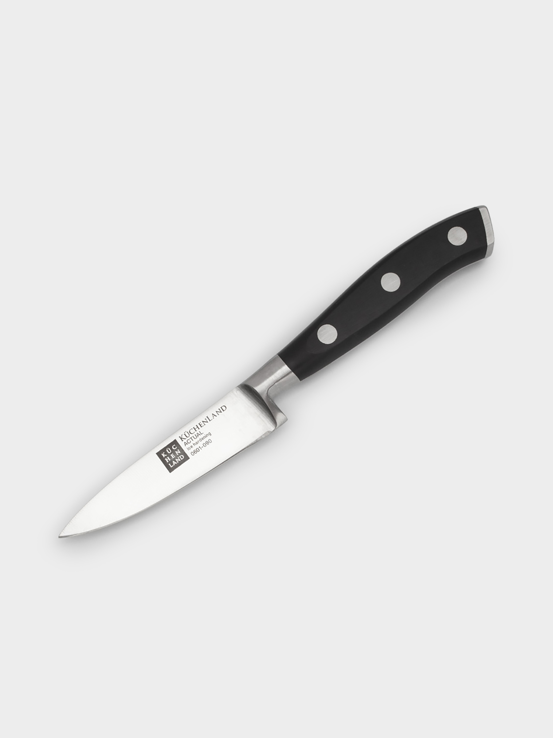 Paring knife, 9 cm, steel / plastic, Actual, image-1