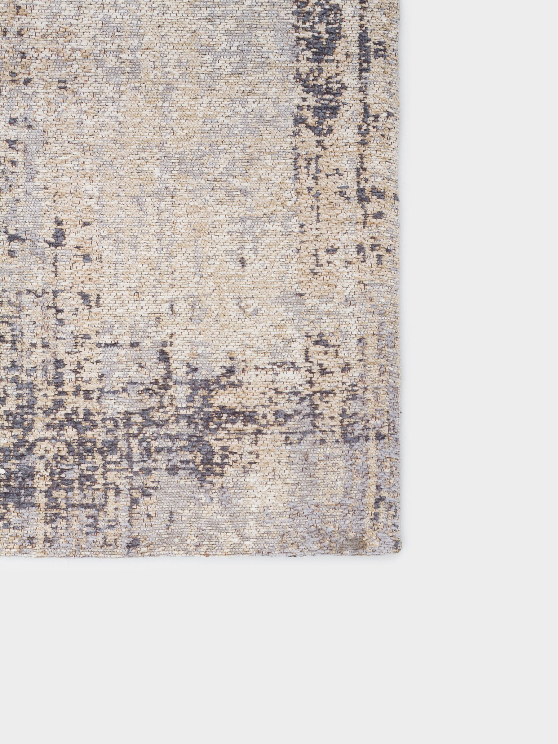 Carpet, 150x210 cm, beige-gray, cotton, Traces, image-3