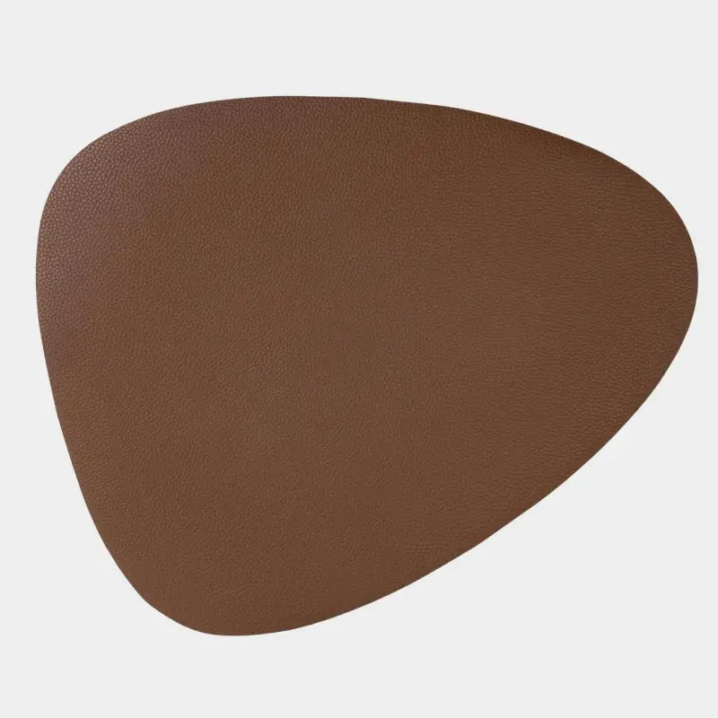 Placemats, 32x40 cm, polyurethane, curly, brown, Rock