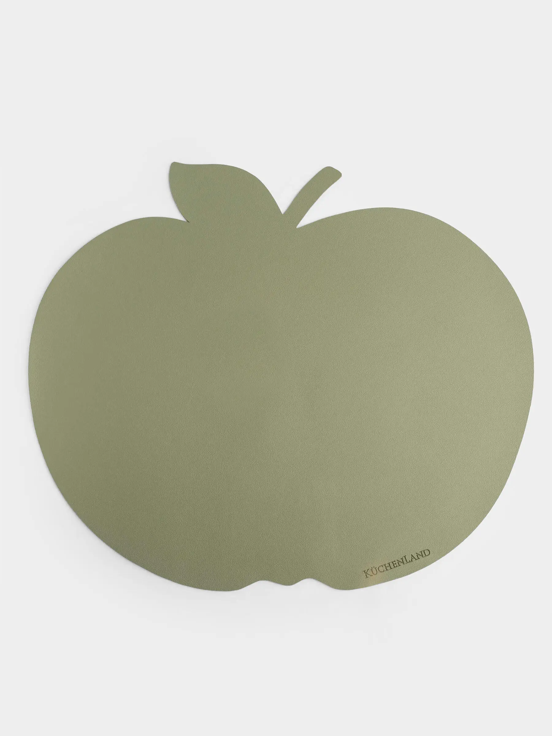 Placemat, 35x40 cm, PVC, shaped, khaki, Apple, Rock shape