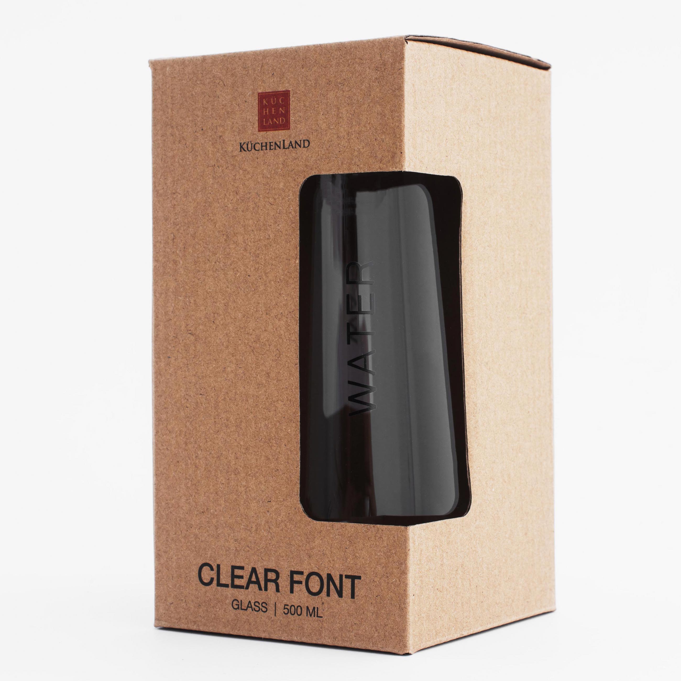 Glass, 15 cm, 500 ml, glass B, Clear font, image-5