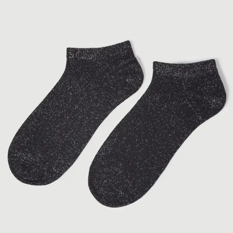 Women's socks, p. 36-38, cotton / polyester, black, Glint ,image-0