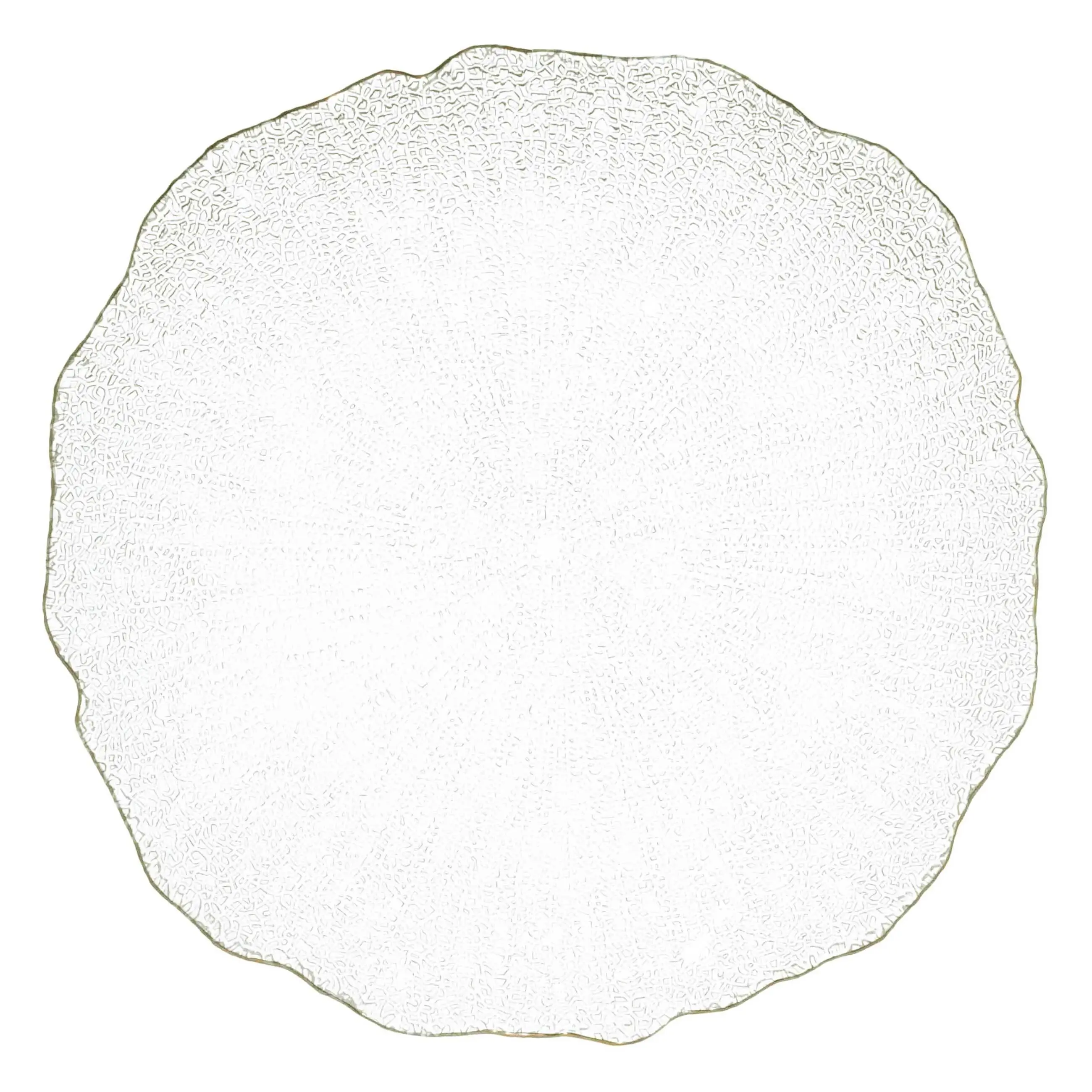 Dish, 33 cm, glass, with golden edging, Berg, image-0