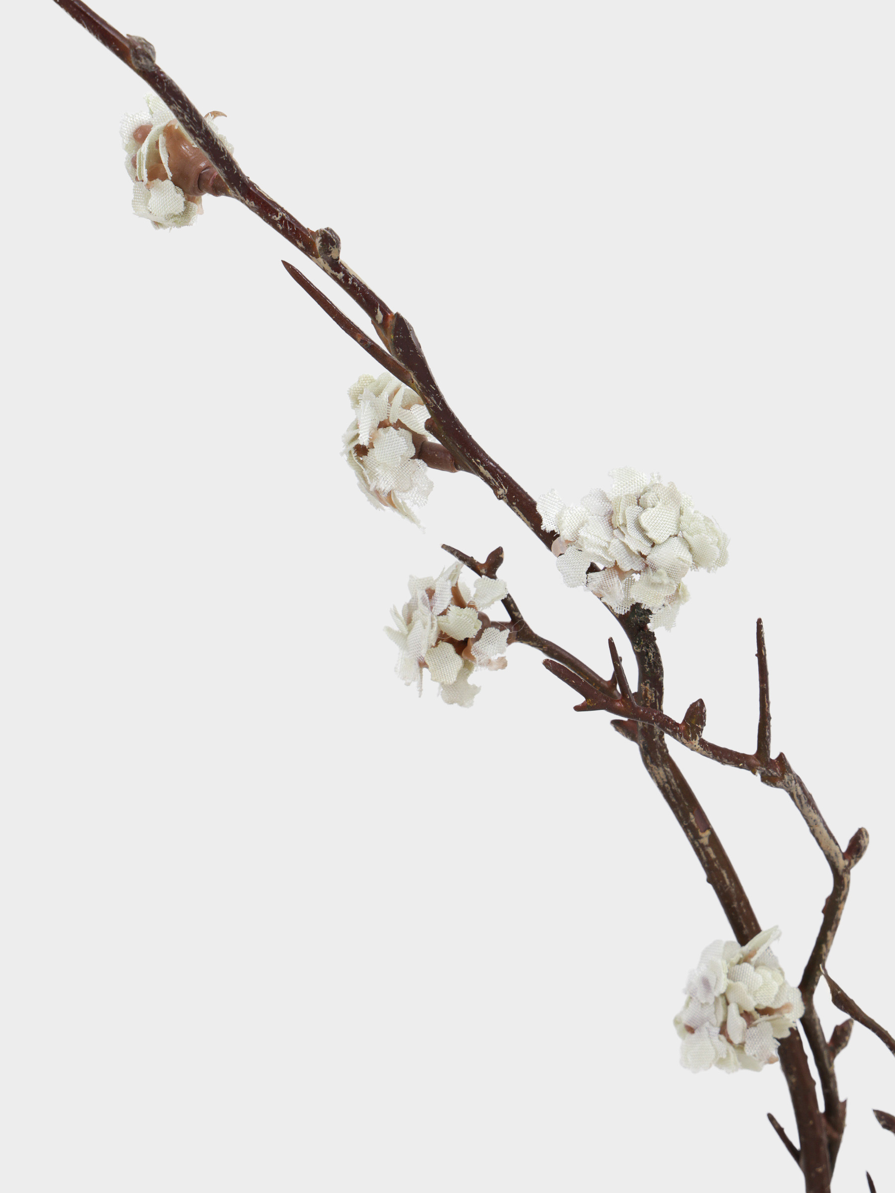 Decorative branch, 1.1 m, plastic / polyester, Plum blossoms, Flower garden, image-3