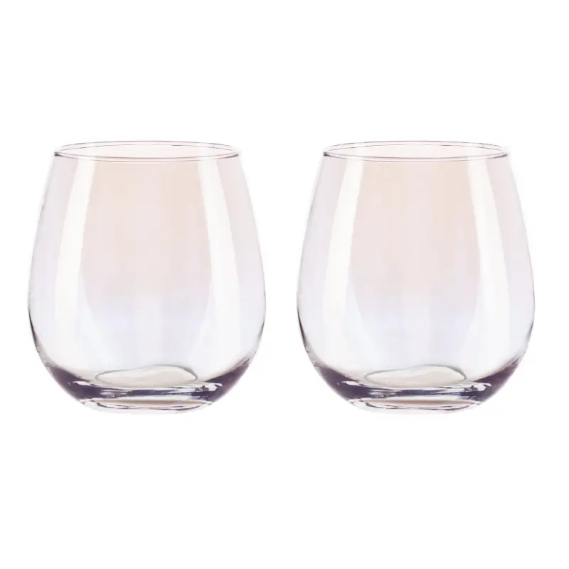 Glass, 10 cm, 460 ml, 2 pcs, glass, mother of pearl, Floyd polar ,image-0